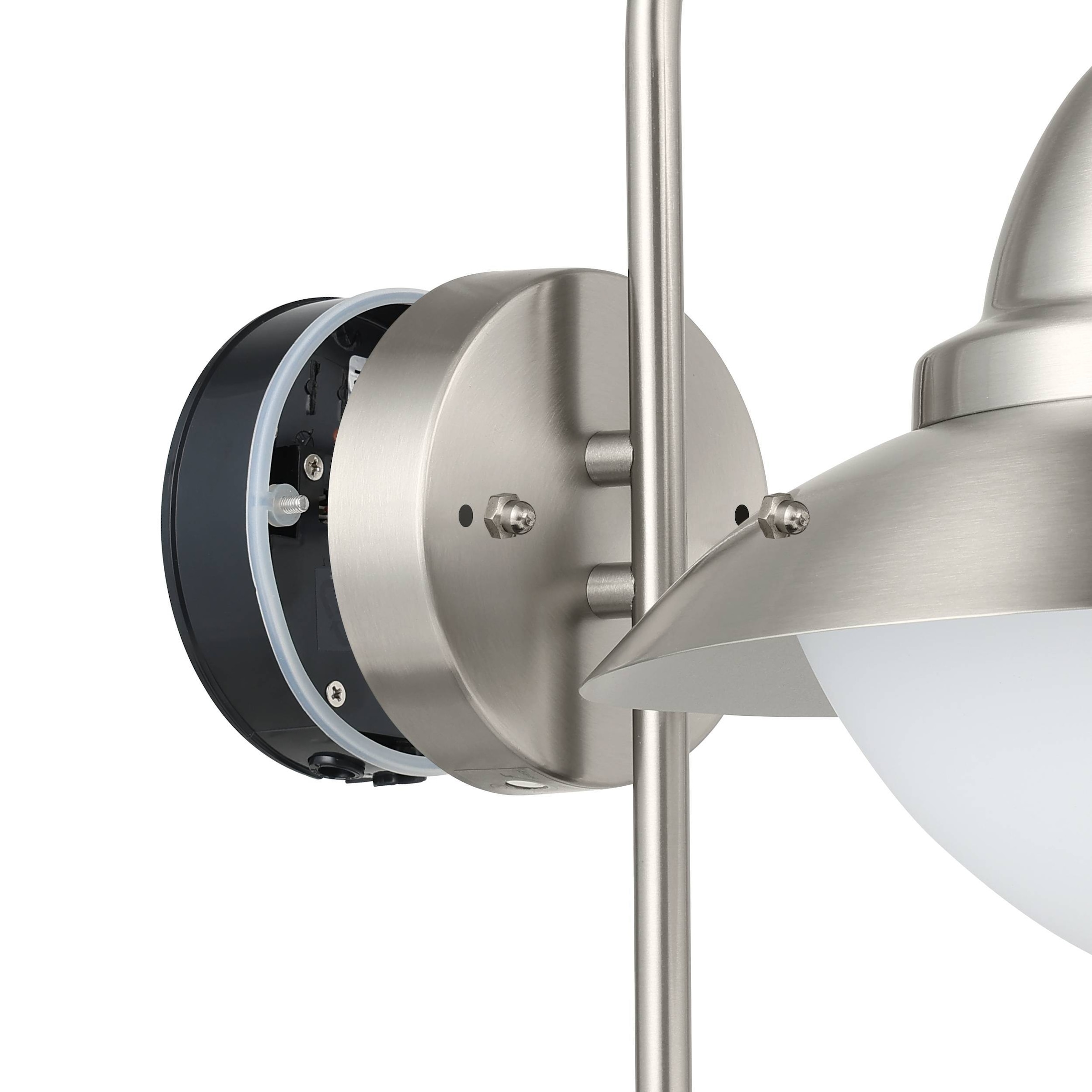 EGLO Wandleuchte »Sidney Wandlampe, Außenlampe, Außenleuchte, E27, IP44, Garten Lampe« E27 1 Stk. Wand-/Deckenleuchte - H37,5 x Ø27 x AL32,5cm - edelstahl - 1X60W exkl.