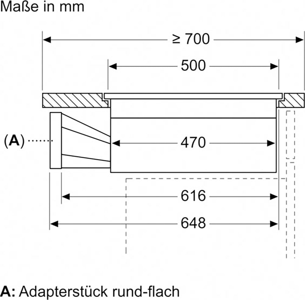 NEFF Kochfeld mit Dunstabzug »V68TTX4L0«, mit intuitiver Twist Pad® Bedienung