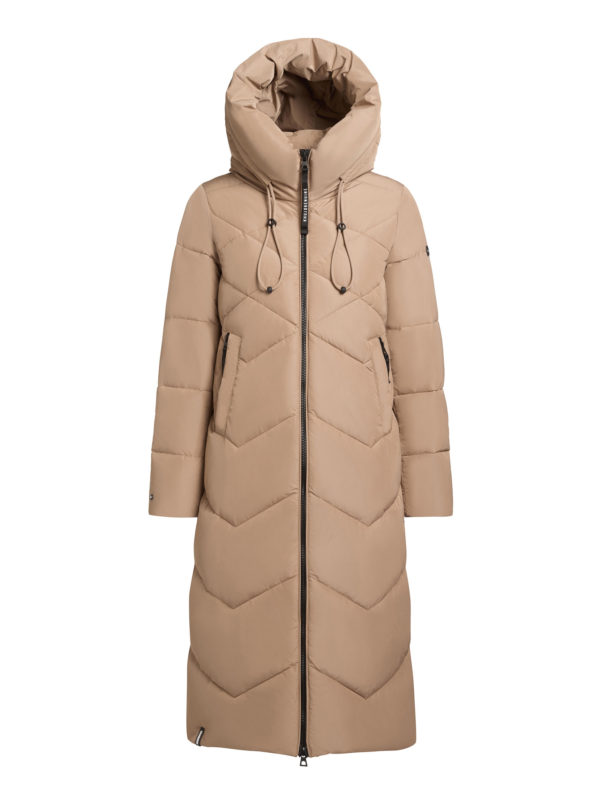 khujo Steppmantel »LINARI«, innenliegender Stehkragen, elastische Bündchen am Ärmelfutter
