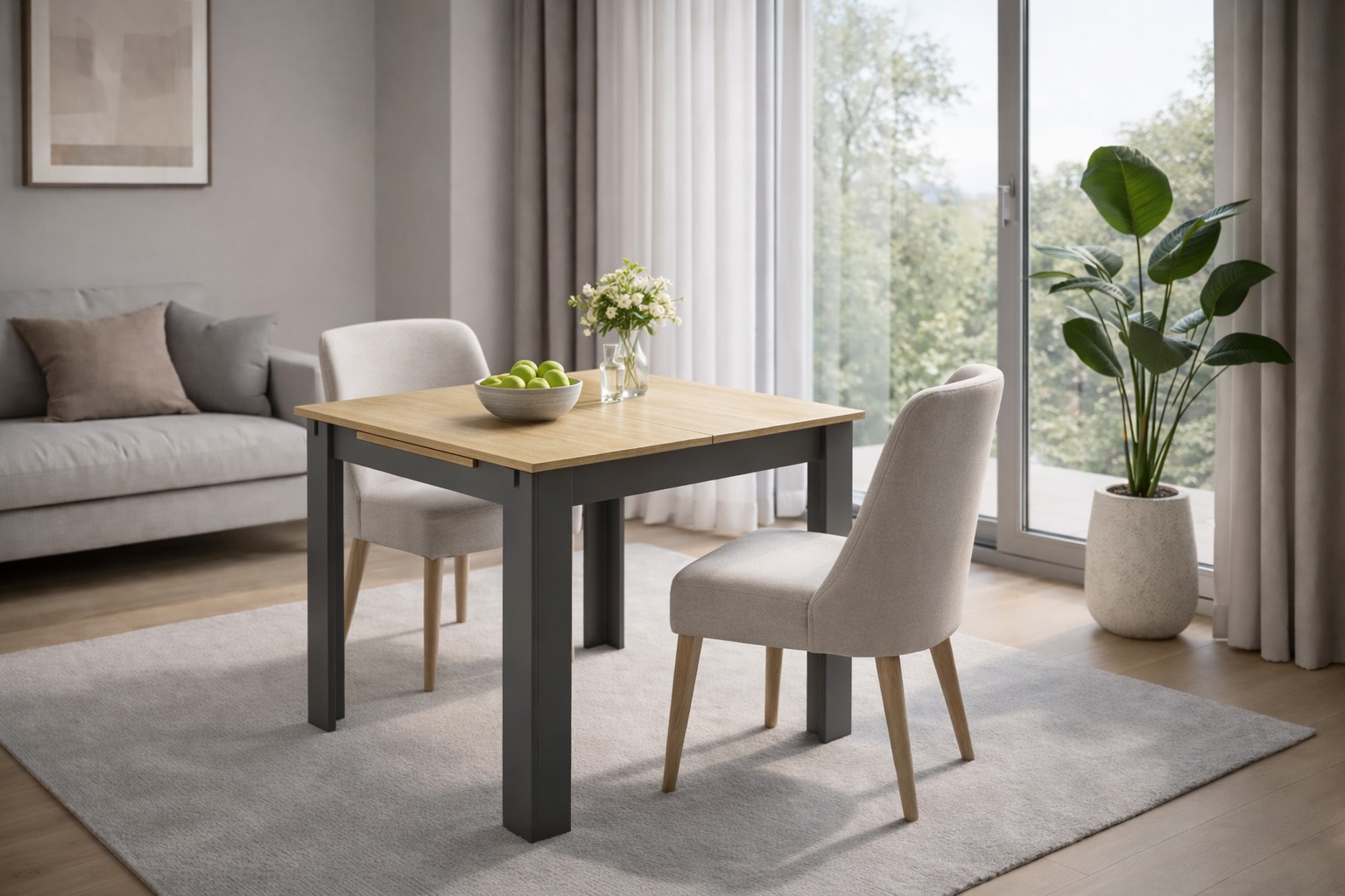 VCM Esstisch »Esstisch Küchentisch Pesoli ausziehbar 80-120 cm« 1 Stk. tlg.