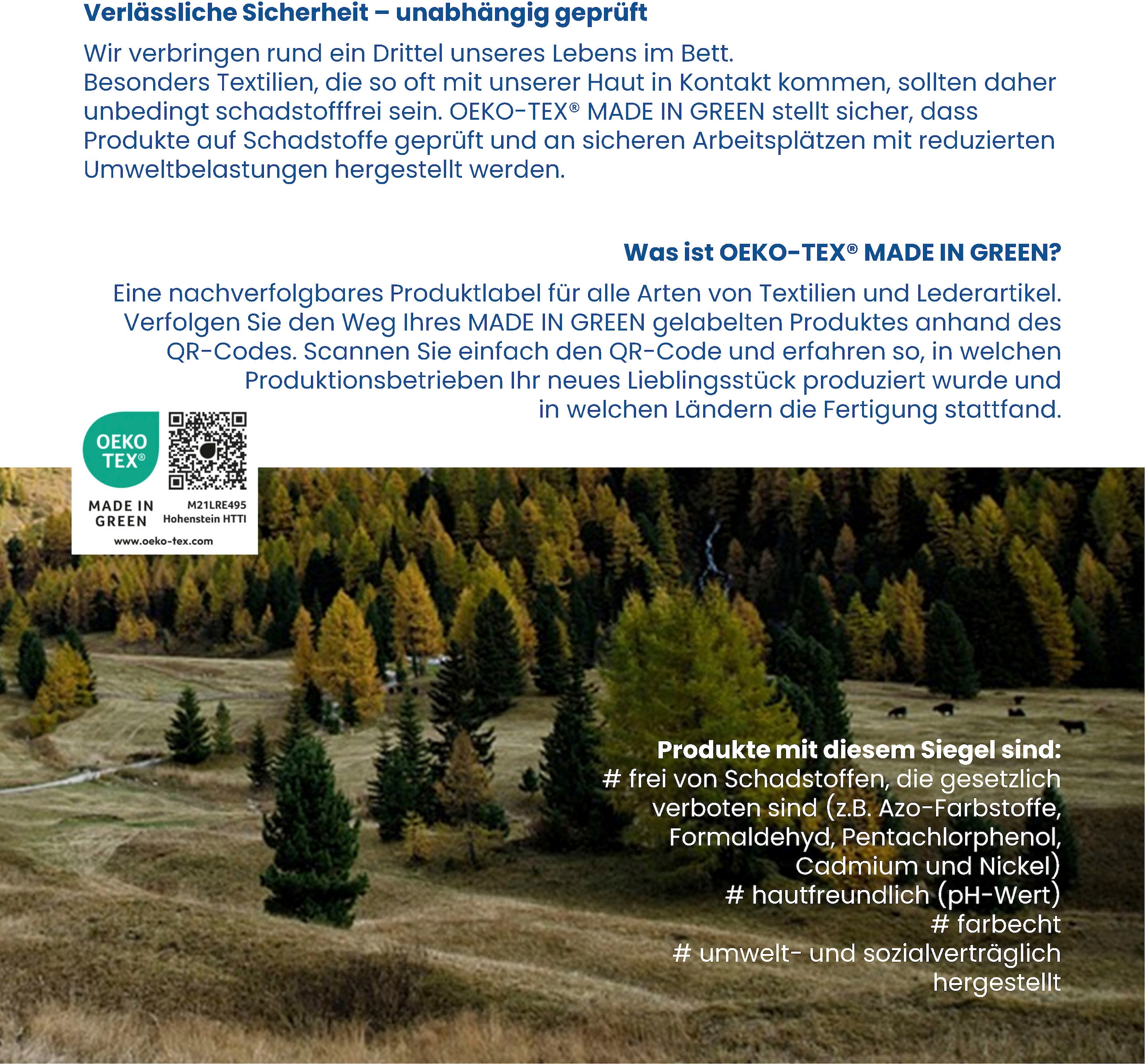 Schiesser Bettwäsche »Liliebeth in kuschelweicher Baumwoll-Qualität in edlem Botanik-Print«, (2 tlg.), MADE IN GREEN by OEKO-TEX®-zertifiziert