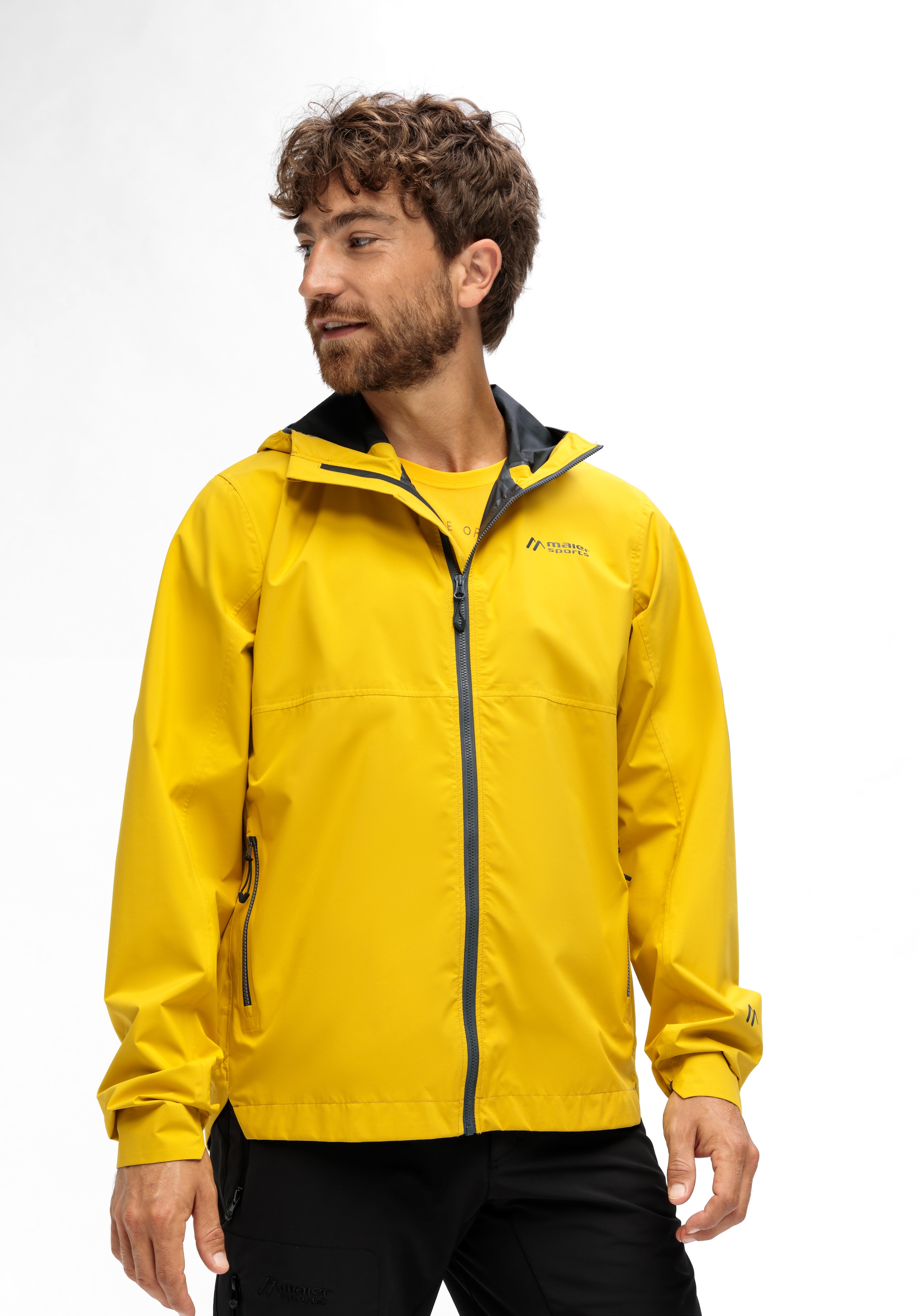 Maier Sports Outdoorjacke »Fanal M«, Herren Jacke wasserdicht, winddichte Funktionsjacke, 2 Taschen außen