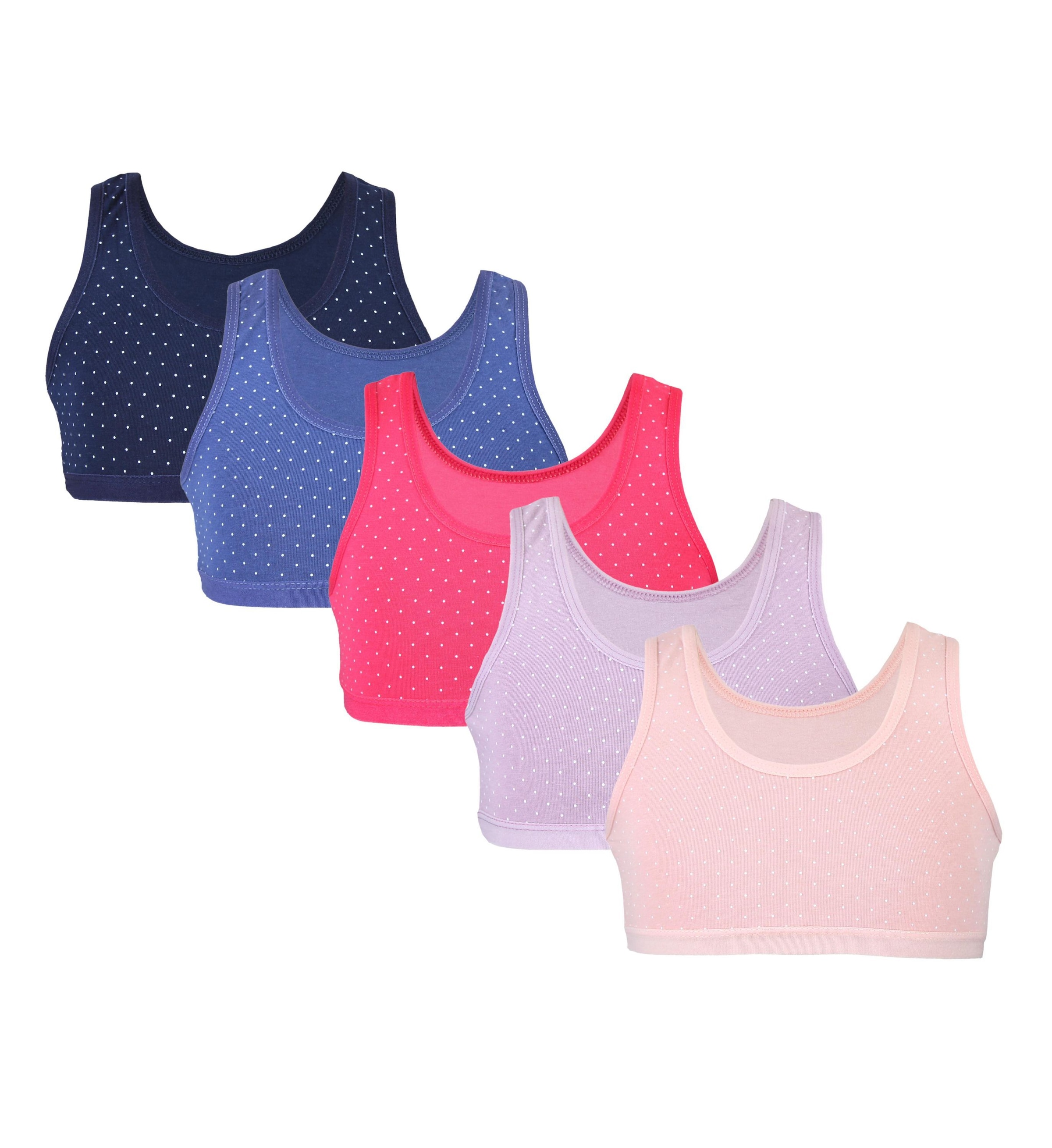 TupTam Set: Bustier »Bustier Mädchen Bustier mit breiten Trägern 5er Pack«