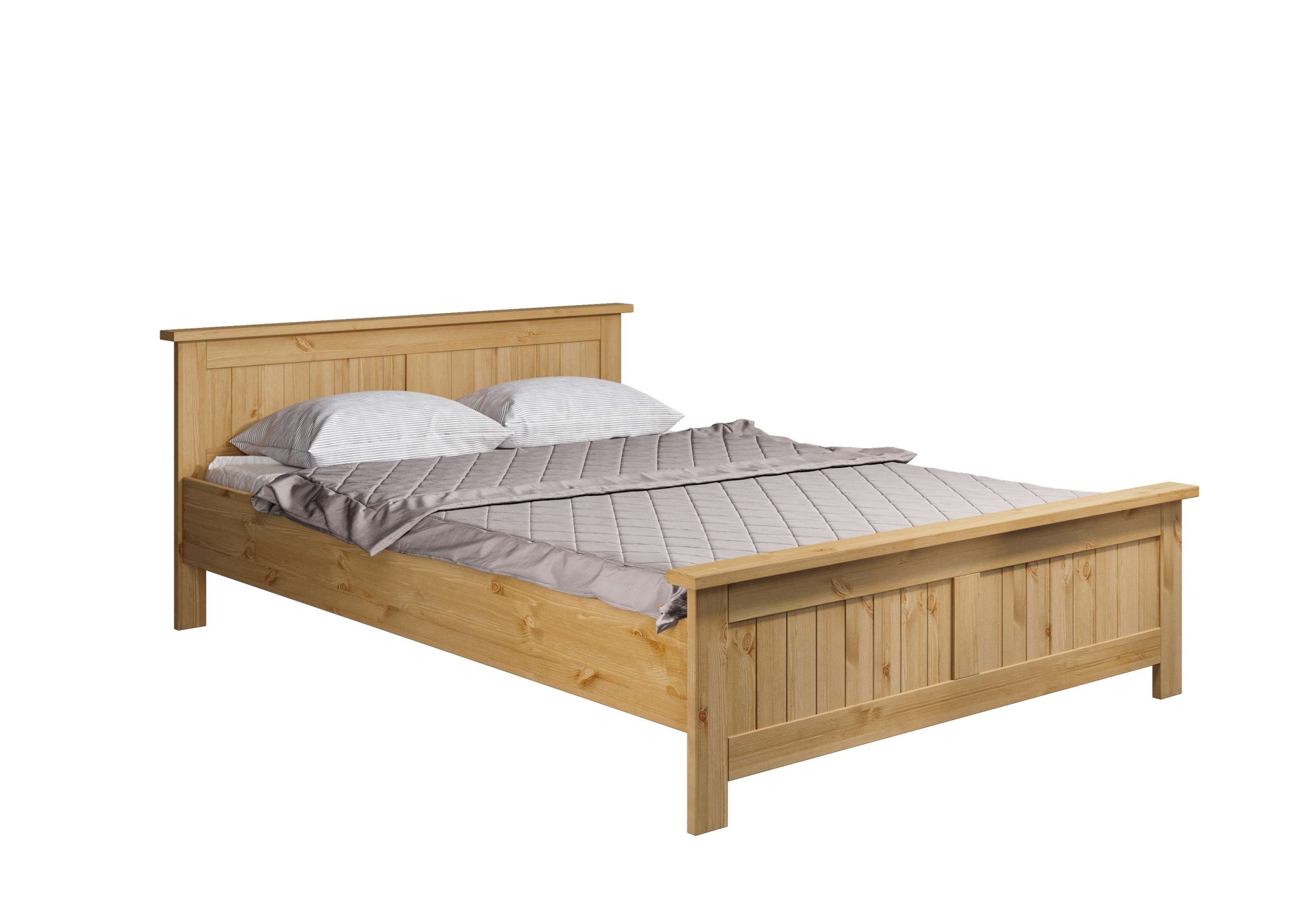 Home affaire Massivholzbett »Juventus, Bett, Massivholzbett, Holzbett, Bettrahmen«, (Breite/Belastbarkeit 140cm/180 KG), Breite 90 cm, aus massiver Kiefer, FSC®-zertifiziert