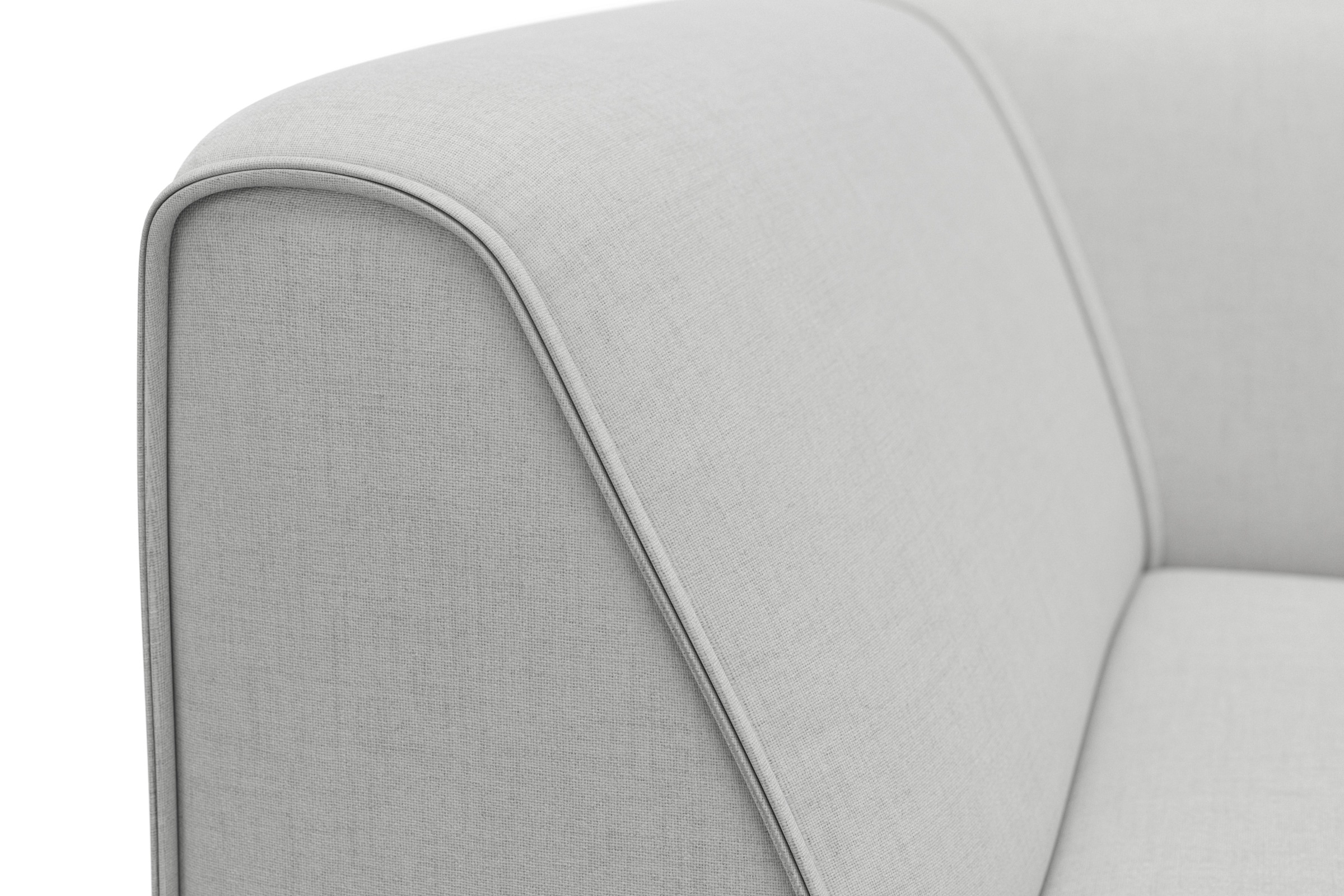 RAUM.ID Sofa-Eckelement »Merid, Sofaelement, Maße B/T/H: 97/97/46 cm«, als Modul oder separat verwendbar, für individuelle Zusammenstellung