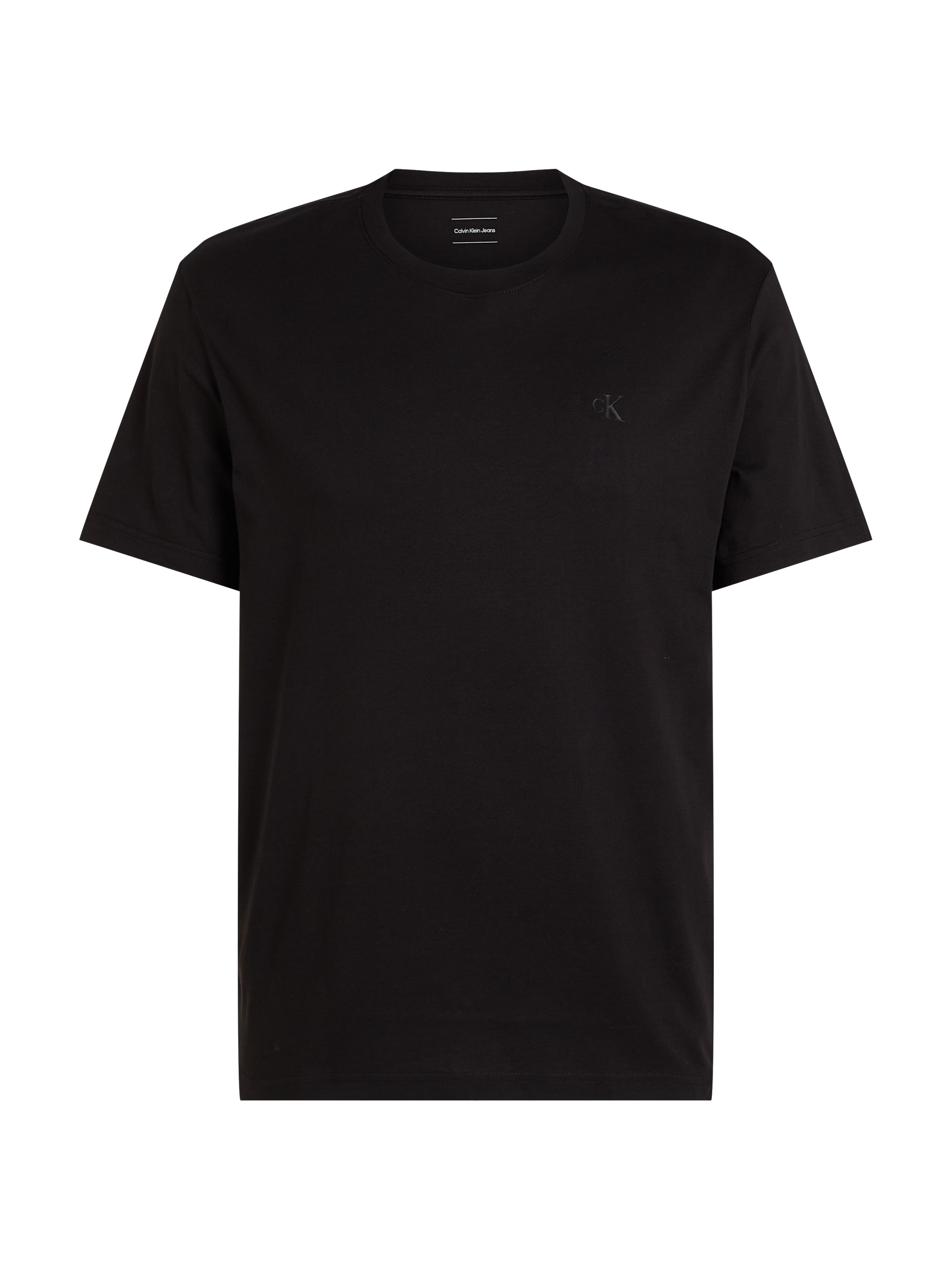 Calvin Klein Jeans Plus T-Shirt »Plus Textured Monologo Tee«, in Großen Größen mit Rückendruck