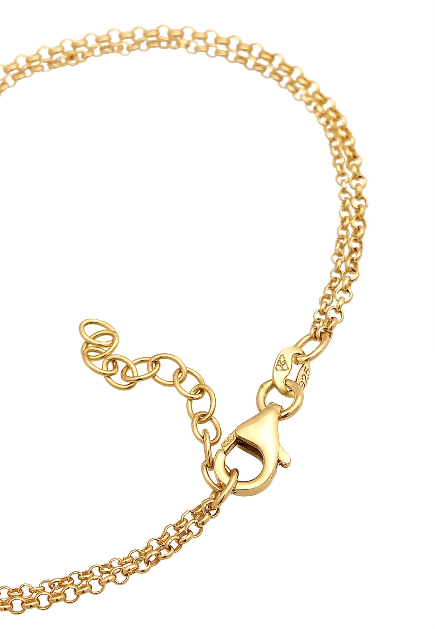 Elli Armkette »Armband Layer Infinity Herz Unendlichkeit 925 Silber«