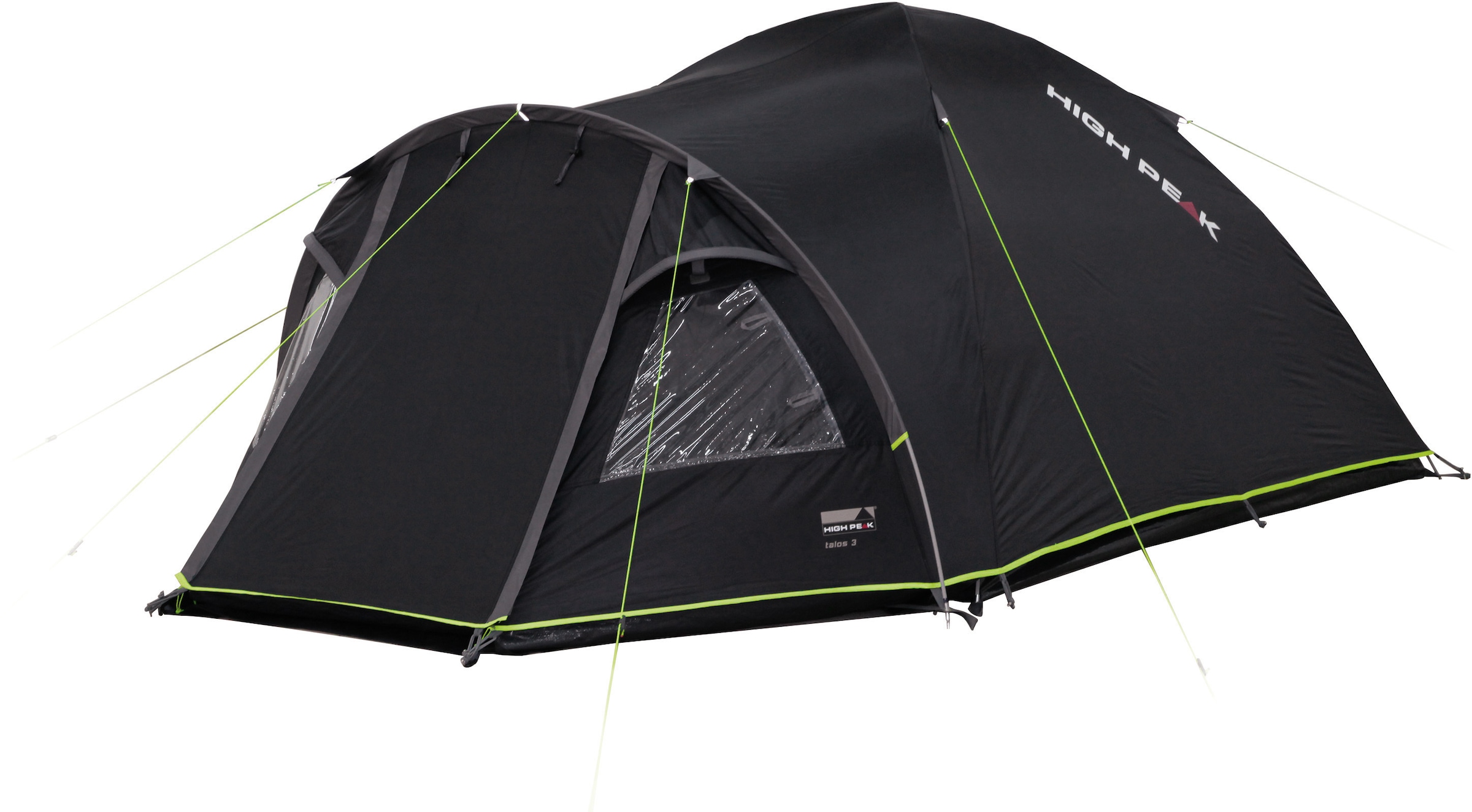 High Peak Kuppelzelt »Talos 4«, 4 Personen, (Set, mit Transporttasche)