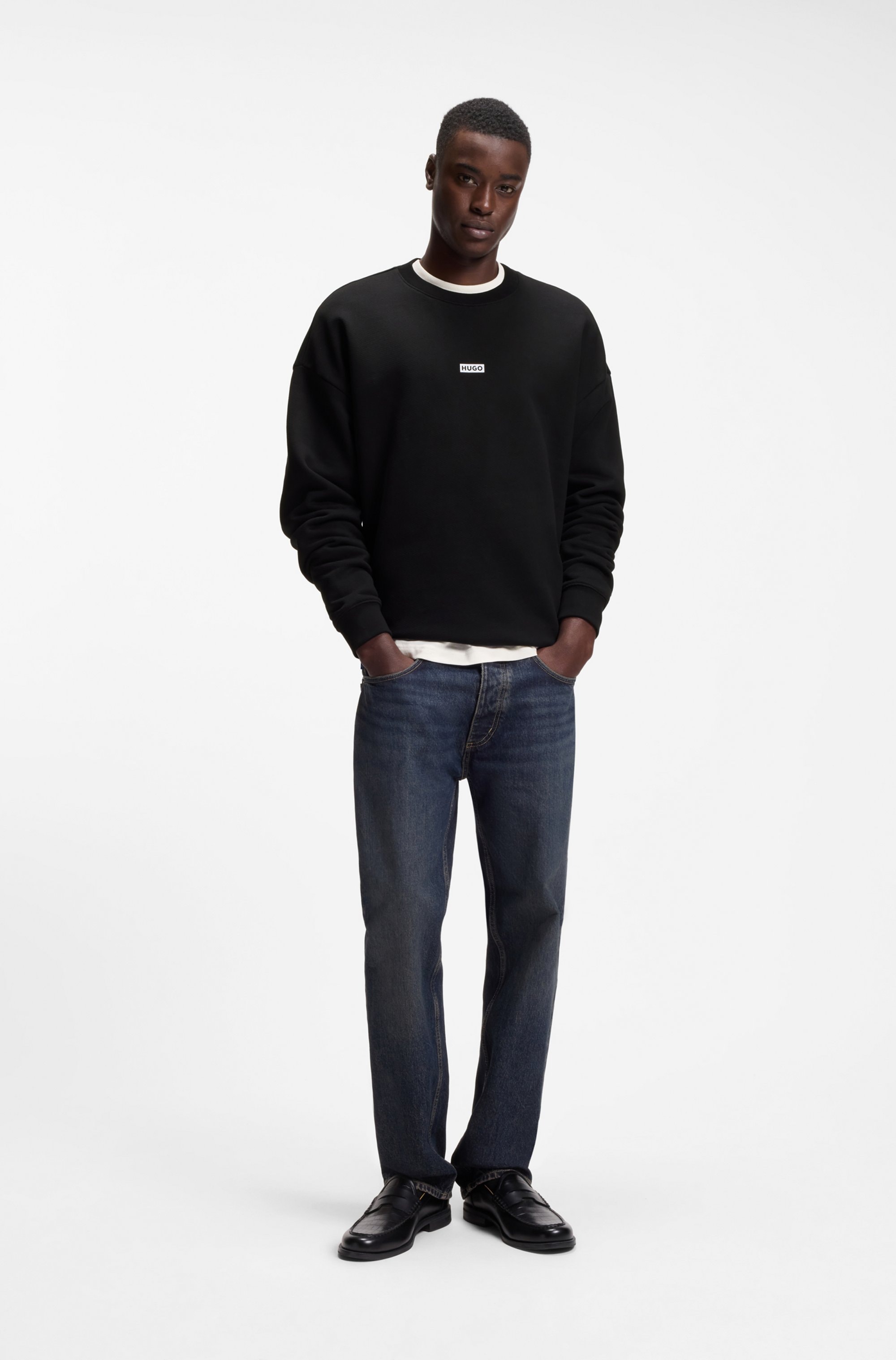 HUGO Blue Sweatshirt »Naviu«, mit Rückendruck
