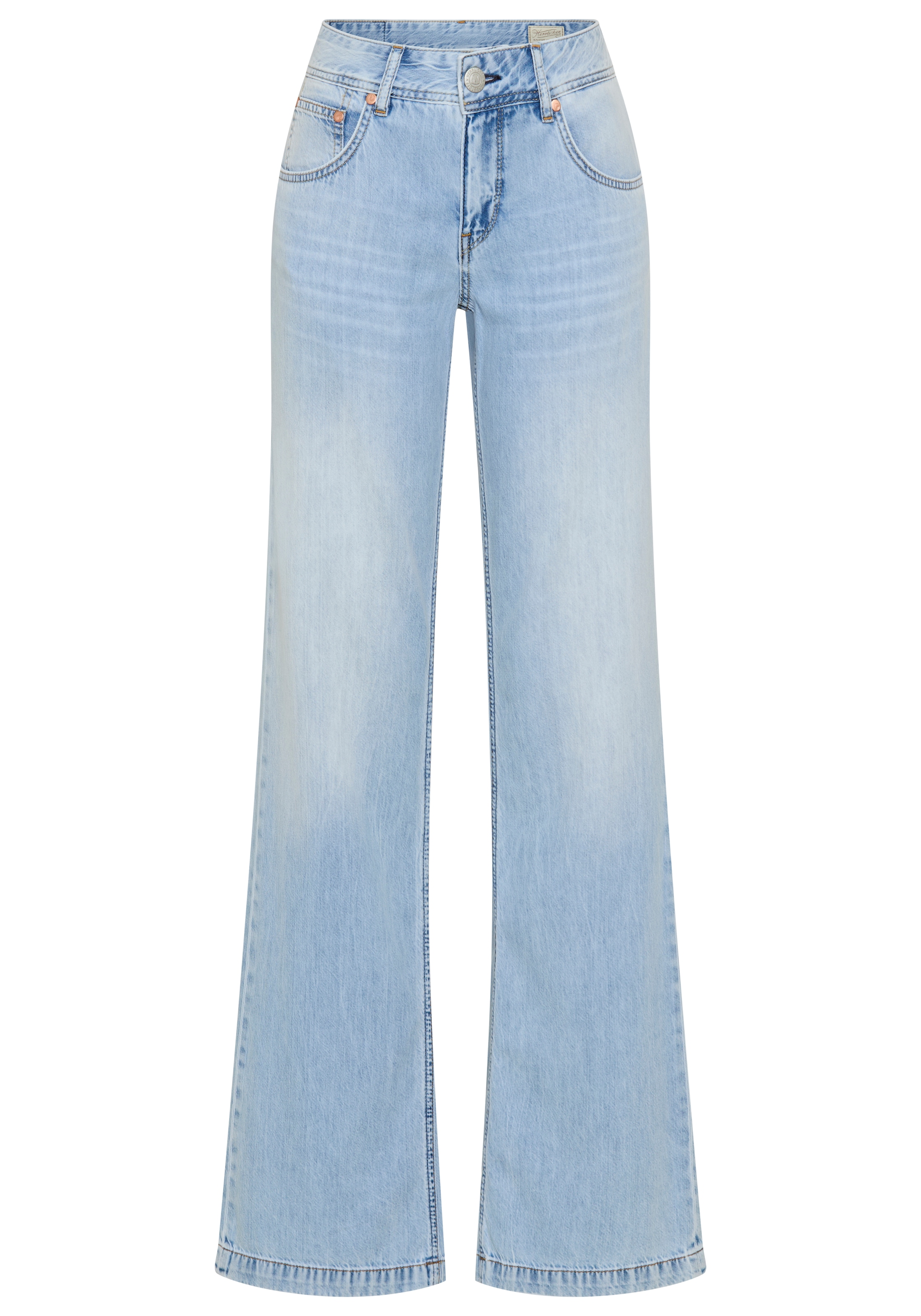 Herrlicher 5-Pocket-Jeans »Edna Denim Light« mit ausgestelltem Bein