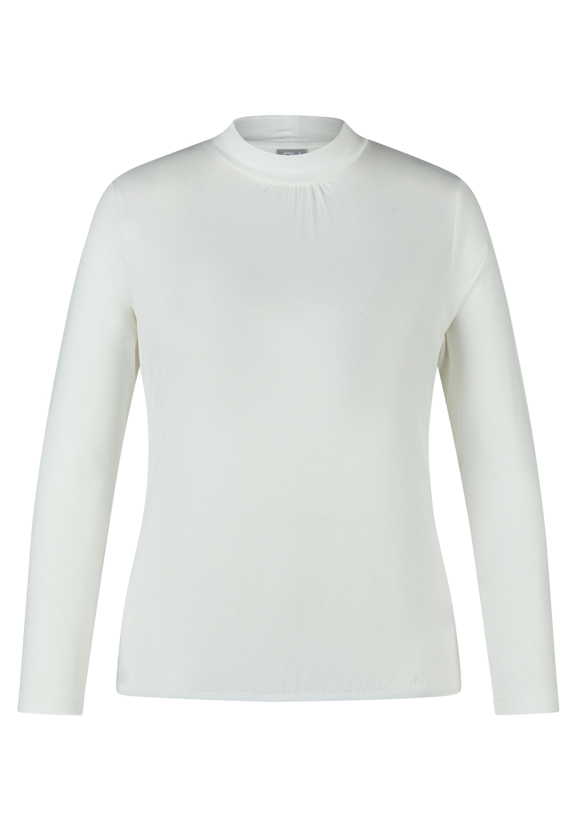 Rabe Langarmshirt , mit Stehkragen und aus Viskose
