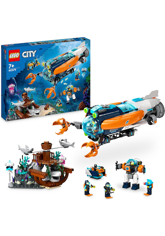 LEGO® Konstruktionsspielsteine »Forscher-U-Boot (60379), LEGO® City«, (842 St.), Made... kaufen