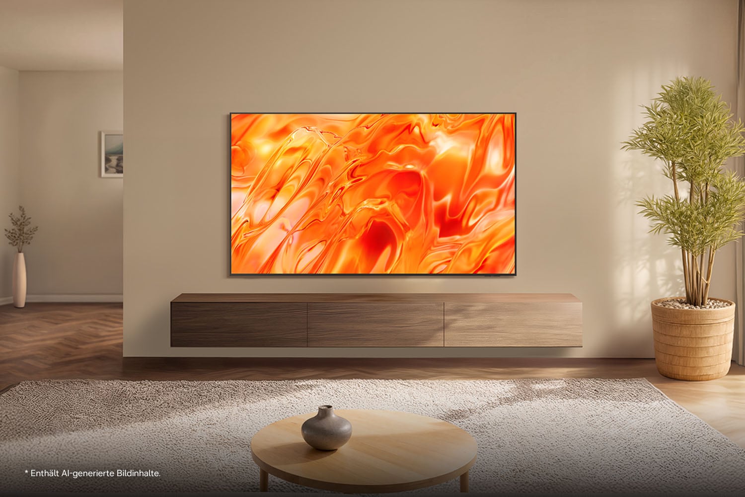 Samsung QLED-Fernseher »GQ85QN70HAU« 214 cm/85 ″ Smart-TV Real QLED, Quantum-Mini-LEDs, Gaming Hub mit 144 Hz, Adaptive Sound+