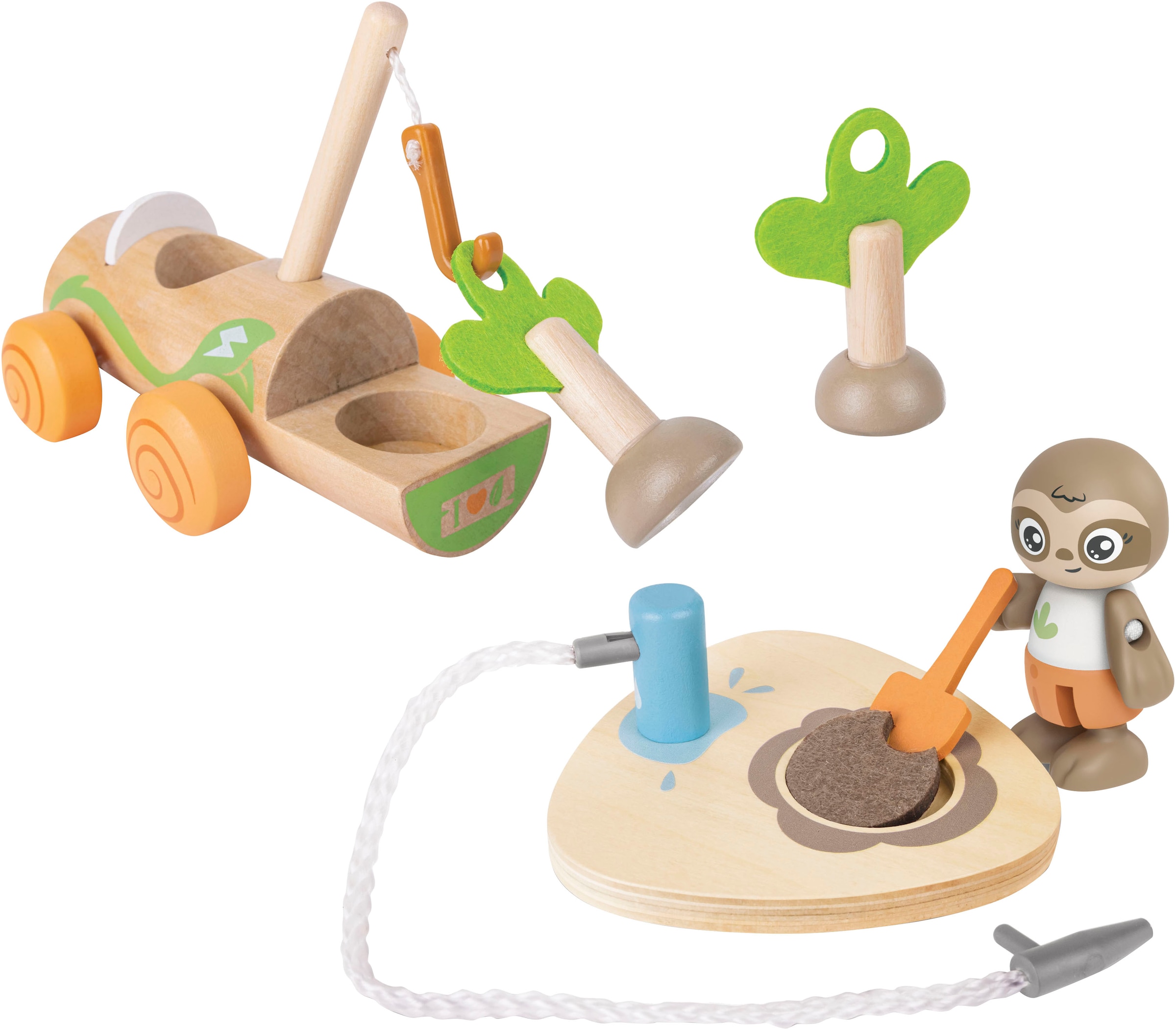 Hape Spielwelt »Bäume pflanzen mit dem E-Auto«