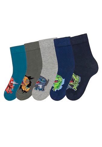 Socken, (Packung, 5 Paar)