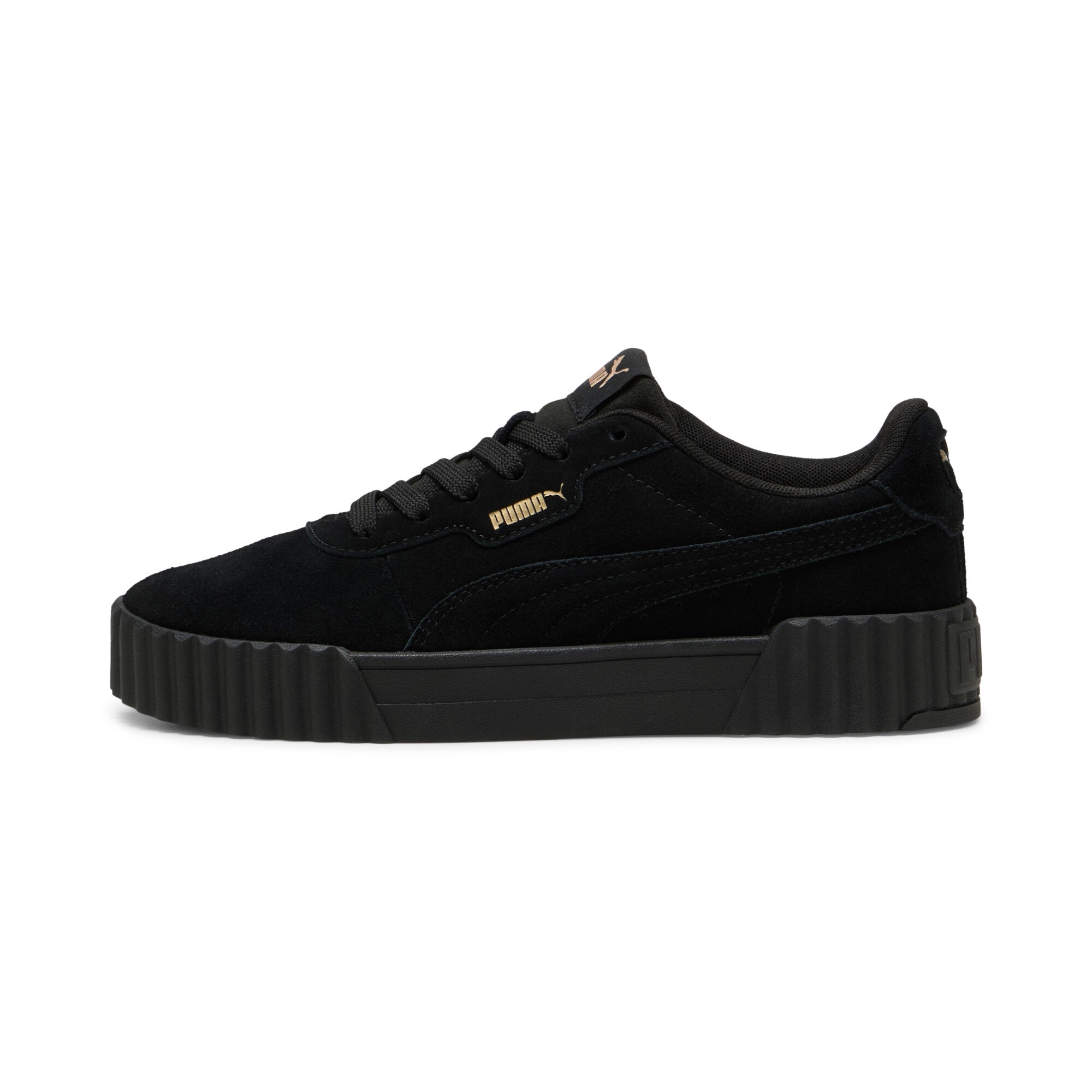 PUMA Sneaker »CARINA 30 SD«  aus Wildleder, mit SOFTFOAM+ Einlegesohle, mit Schnürung