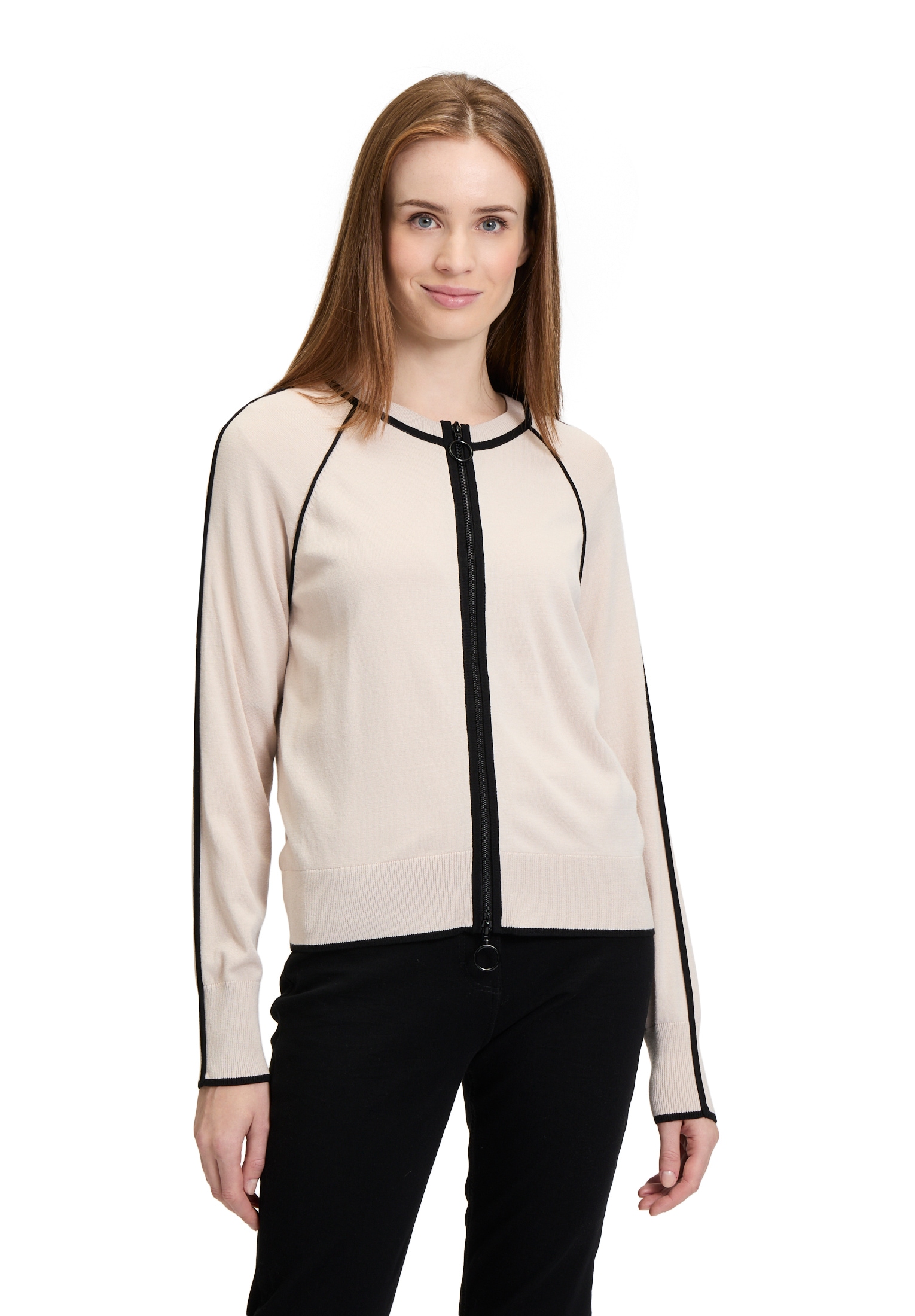 Betty Barclay Strickjacke »Feinstrickjacke mit Strickdetails«