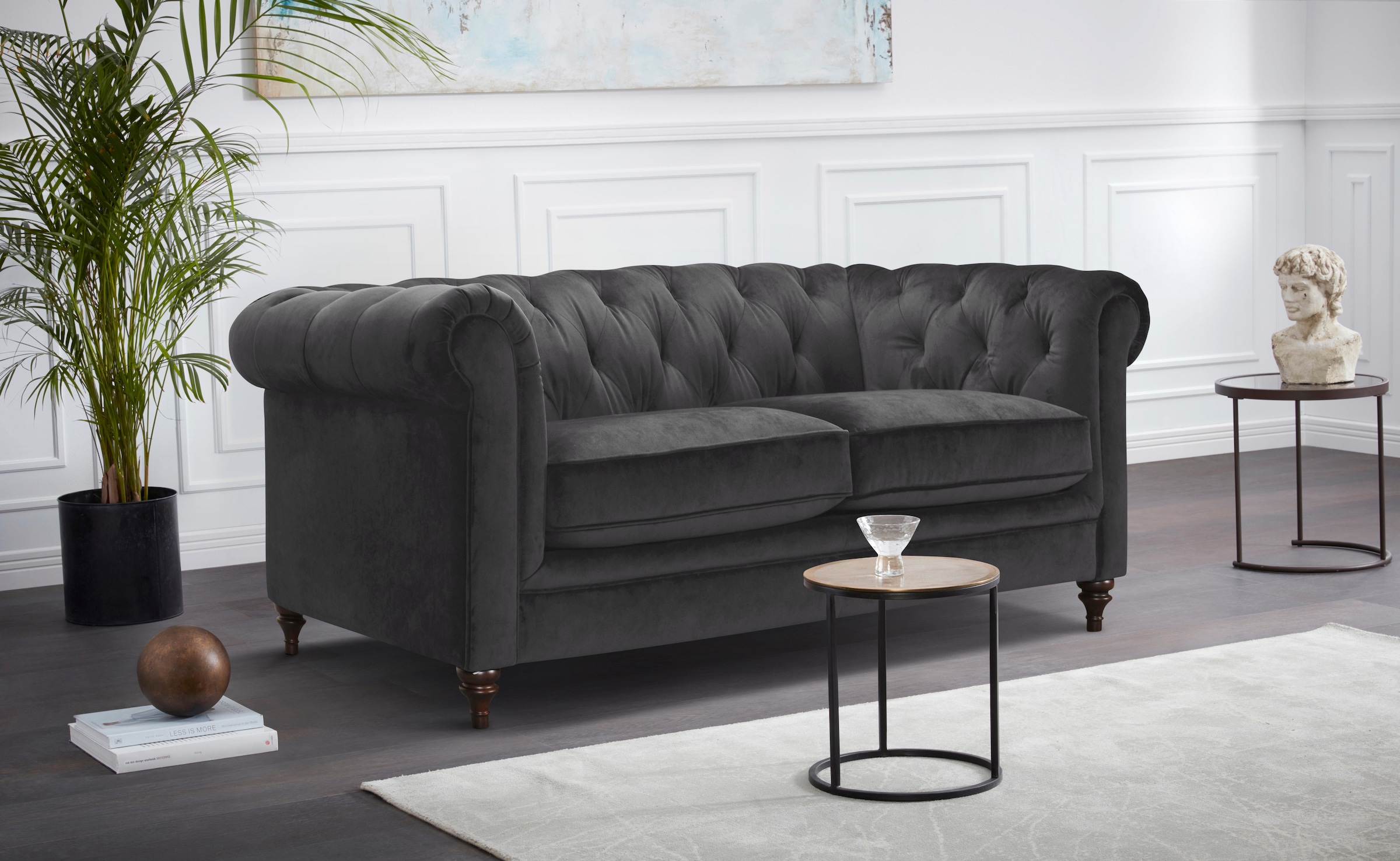 Home affaire Chesterfield-Sofa »Chambal«, mit klassischer Knopfheftung