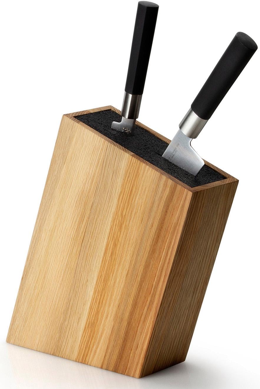 Continenta Messerblock 1 Stk. Eichenholz, mit flexiblem Einsatz