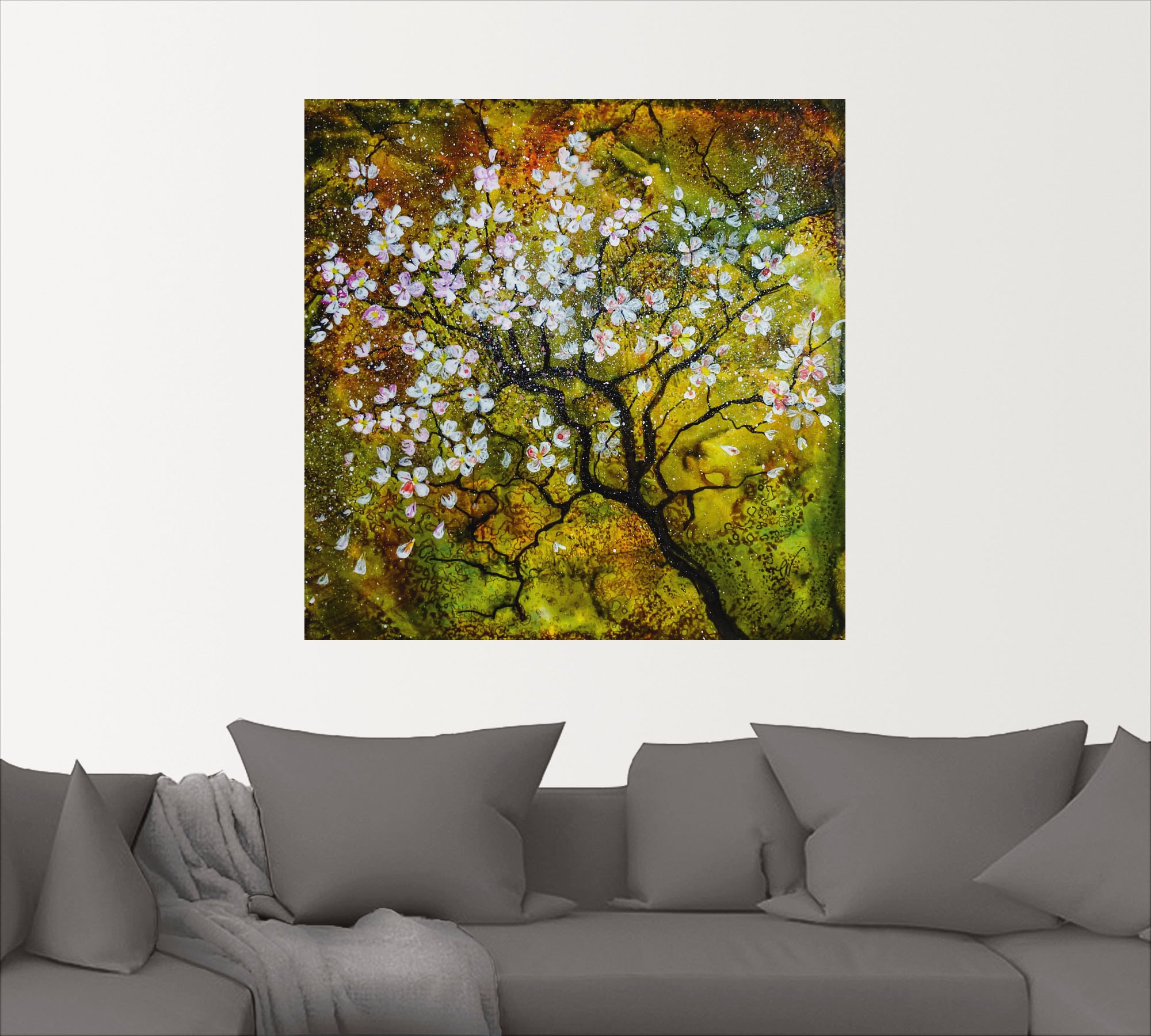 Artland Wandbild »Kirschblüte«, Baumbilder, (1 St.), als Alubild, Outdoorbild, Leinwandbild, Wandaufkleber, versch. Größen