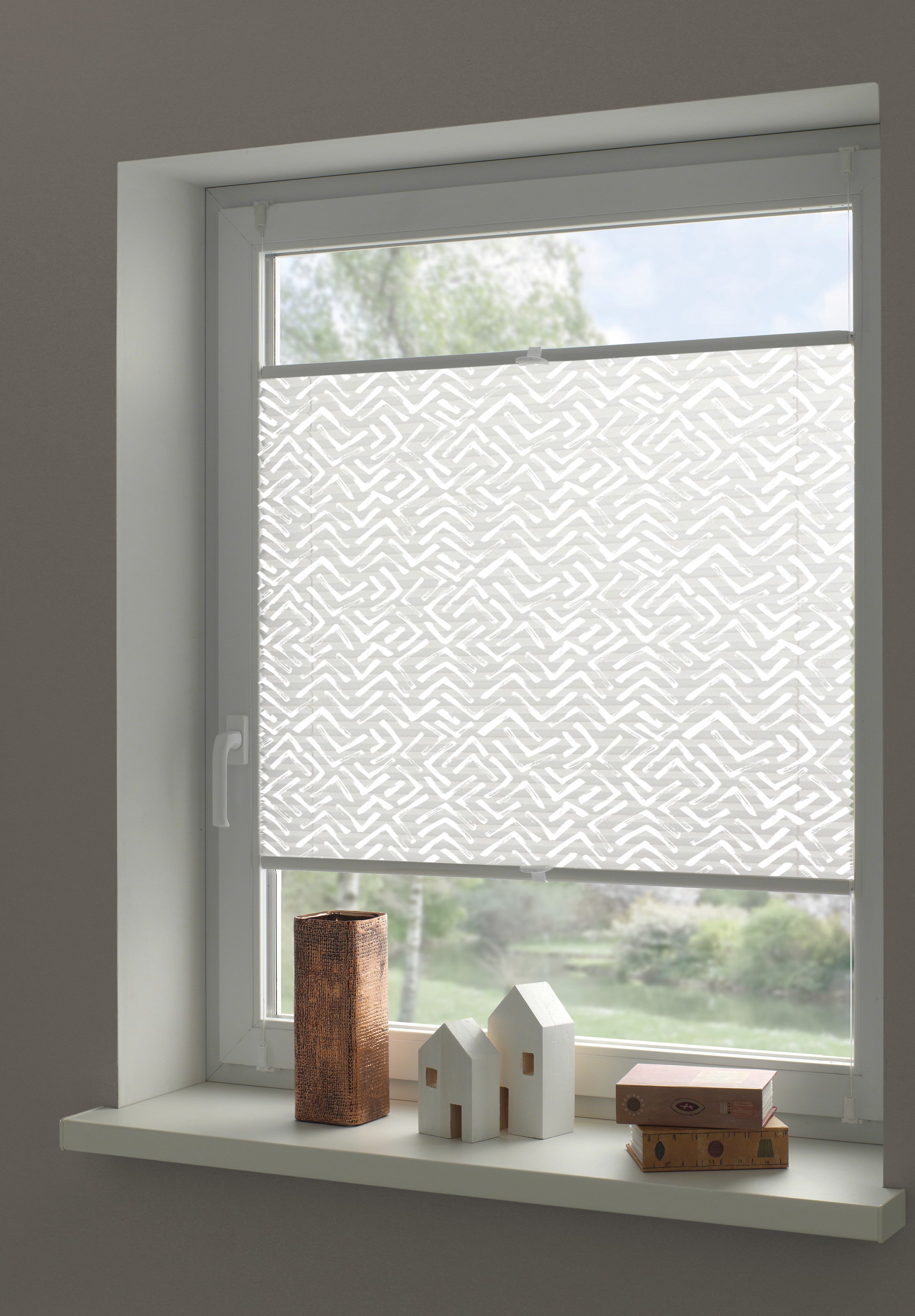 GARDINIA Plissee »Concept zum Klemmen Lissy« Lichtschutz ohne Bohren mit Pigmentdruck