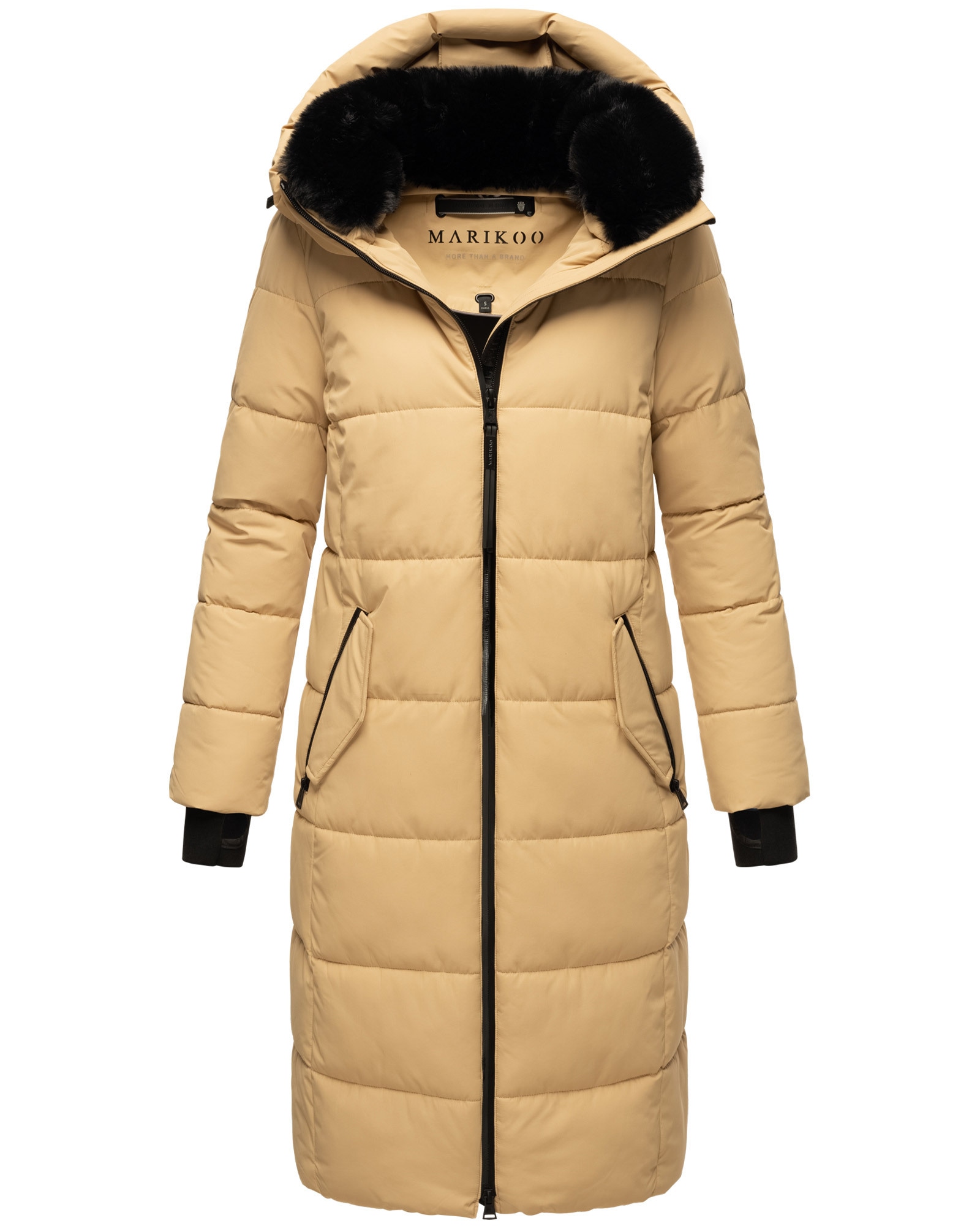 Marikoo Steppjacke »Marikoo Zuraraa lange Damen Winter Steppjacke B989«