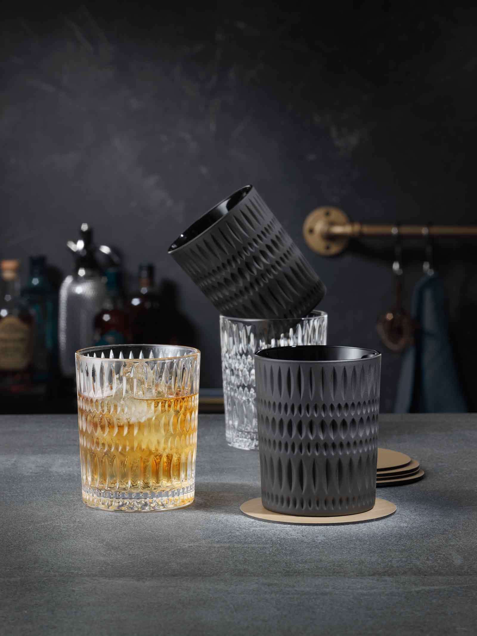 Nachtmann Whiskyglas »Tumbler Ethno 300 ml 4er Set transparent«