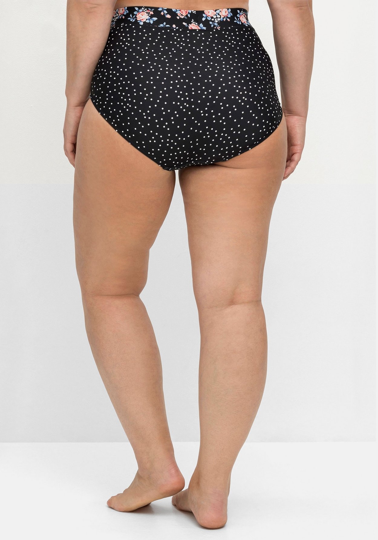 Sheego Bikini-Hose »Bikinihose in hohem Schnitt, mit Shaping-Einsatz«, in hohem Schnitt, mit Shaping-Einsatz