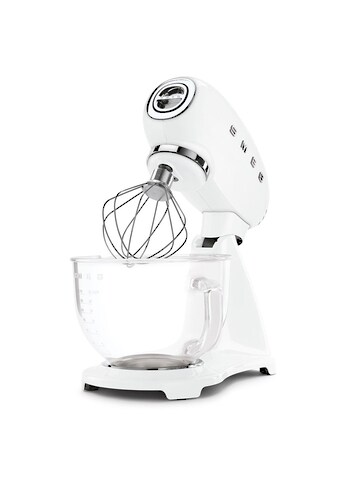 Smeg Küchenmaschine »SMF13WHEU Weiß«, Glasrührschüssel mit ergonomischem Griff kaufen