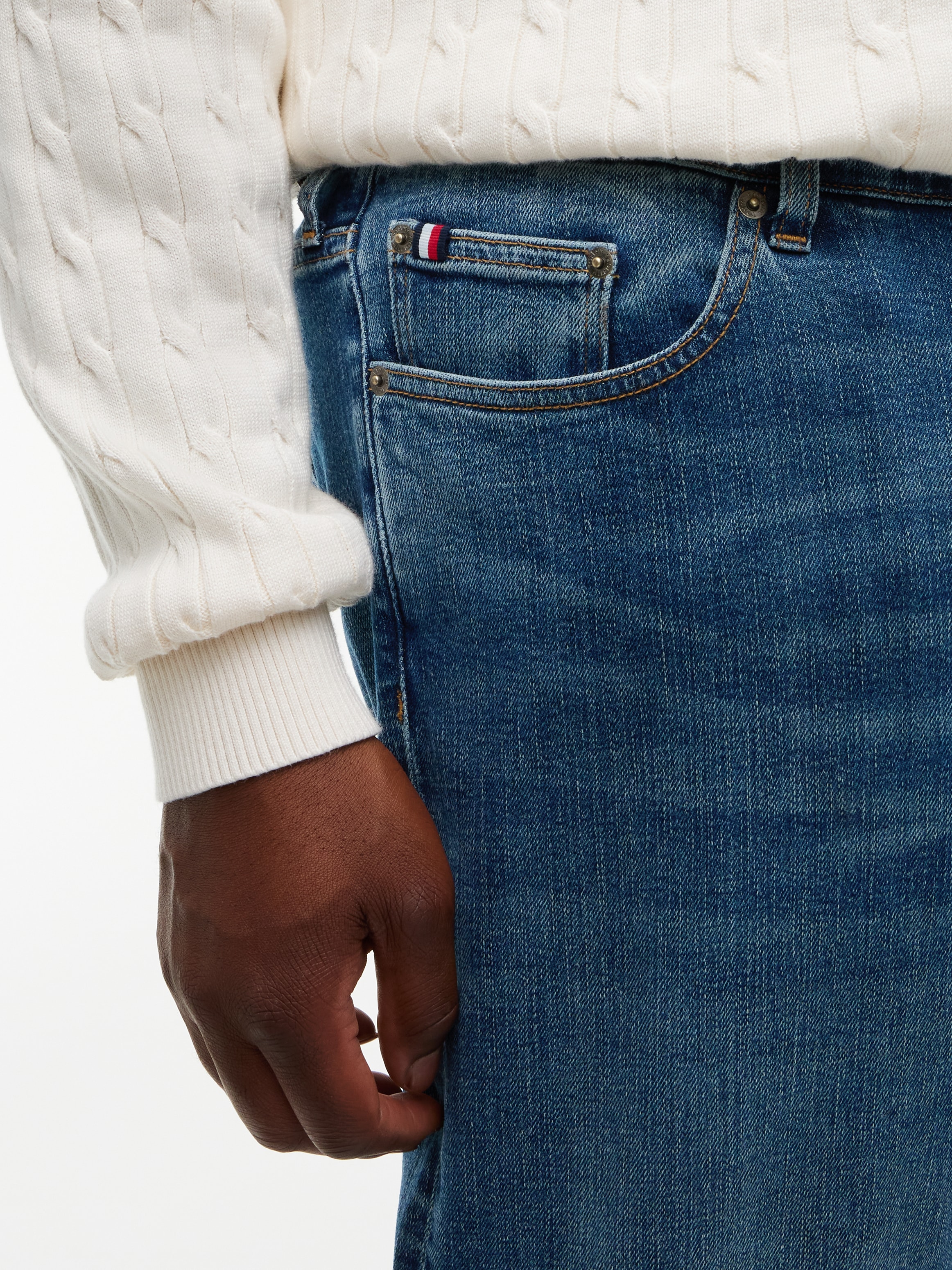 Tommy Hilfiger Big & Tall Regular-fit-Jeans »BT-MADISON« mit Fade-Effekten, regular fit, gerades Bein, Große Größen