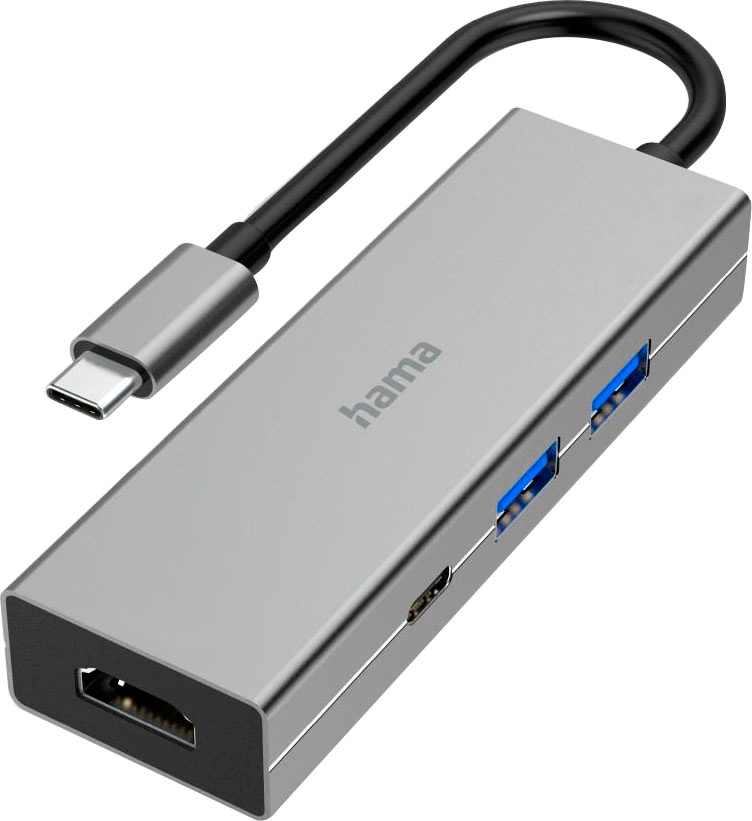 USB-Adapter »USB-C Multiport Hub für Laptop mit 4 Ports, USB-A, USB-C, HDMI«, USB-C zu...
