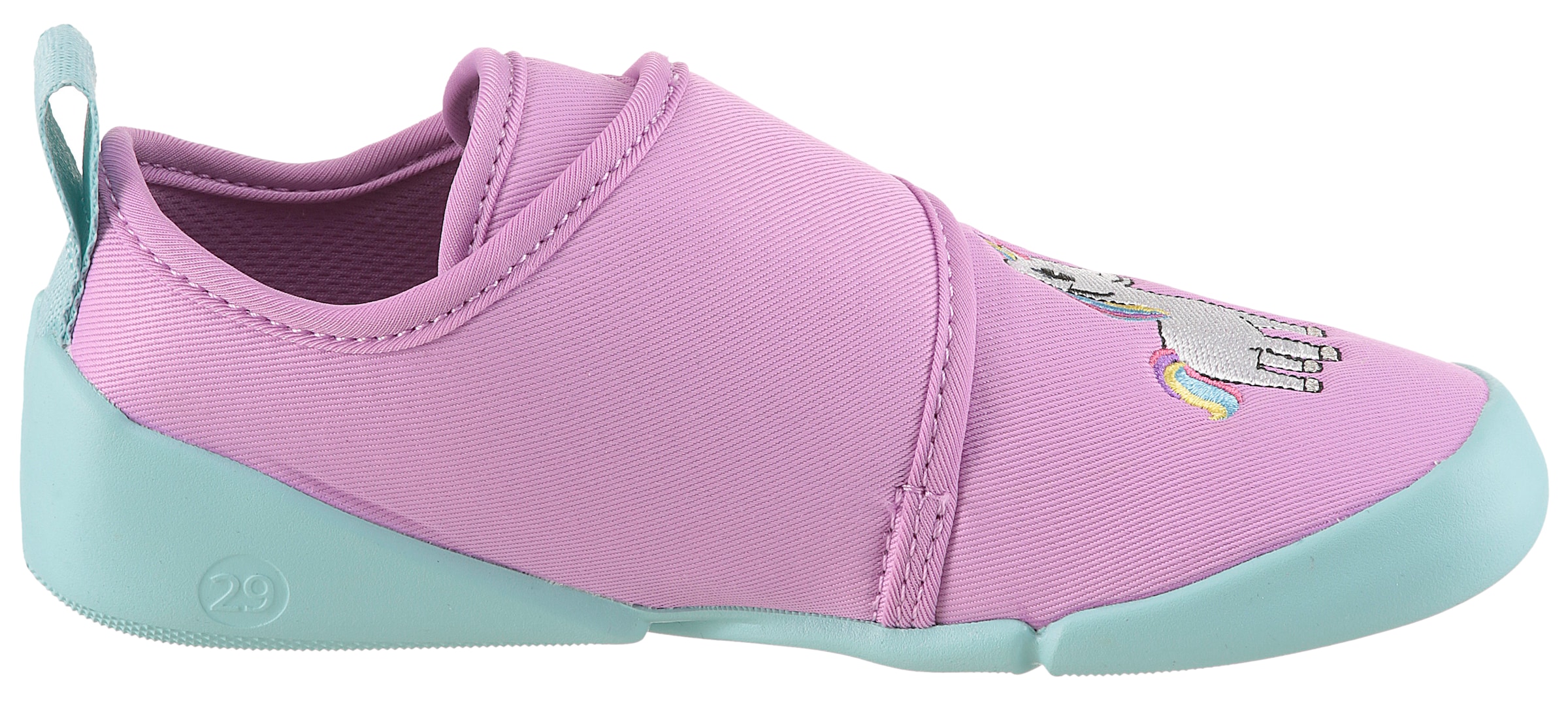 Superfit Hausschuh »VENTI WMS: Weit«  Barfußschuh mit Klettverschluss, Größenschablone zum Download