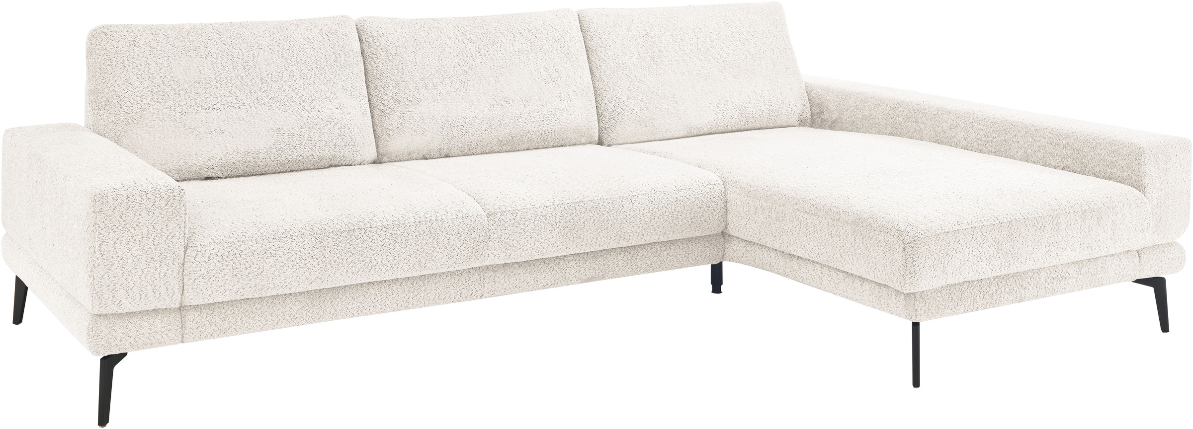 set one by Musterring Ecksofa »SO 3600 optimaler Sitzkomfort in Federkern o. Kaltschaum, 2 Sitzhöhen«, Sitzhöhe 42 cm, Kaltschaum, B 293 x T 180 cm, Kama natur