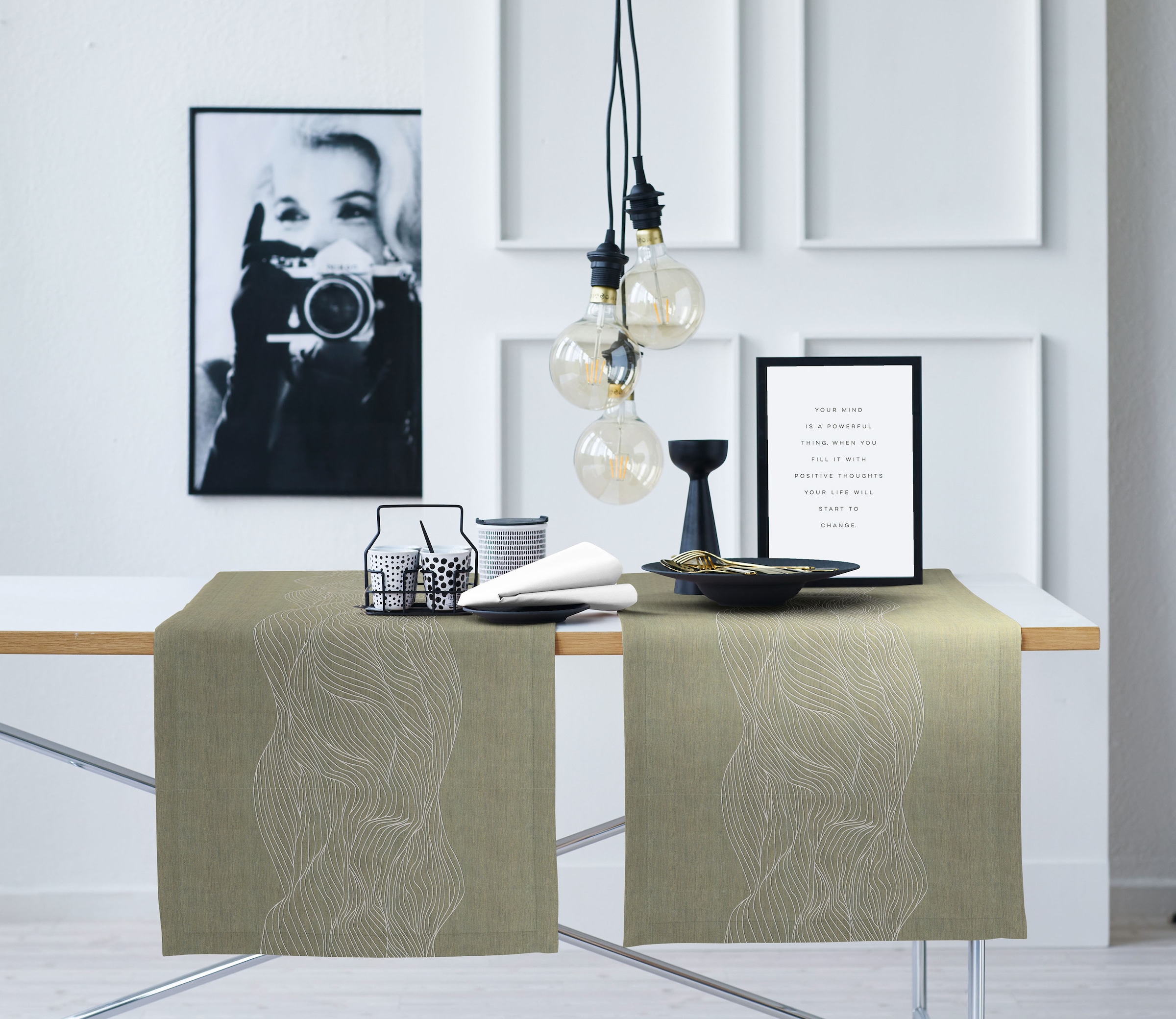 APELT Tischläufer »5233 LOFT STYLE, Jacquard«