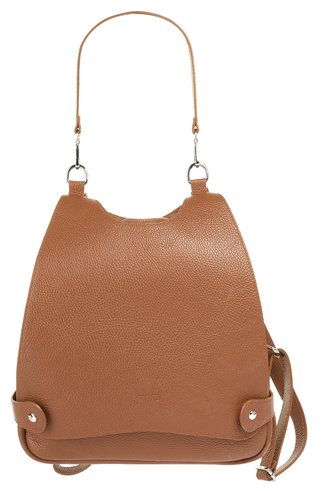 Cluty Cityrucksack, echt Leder, Made in Italy