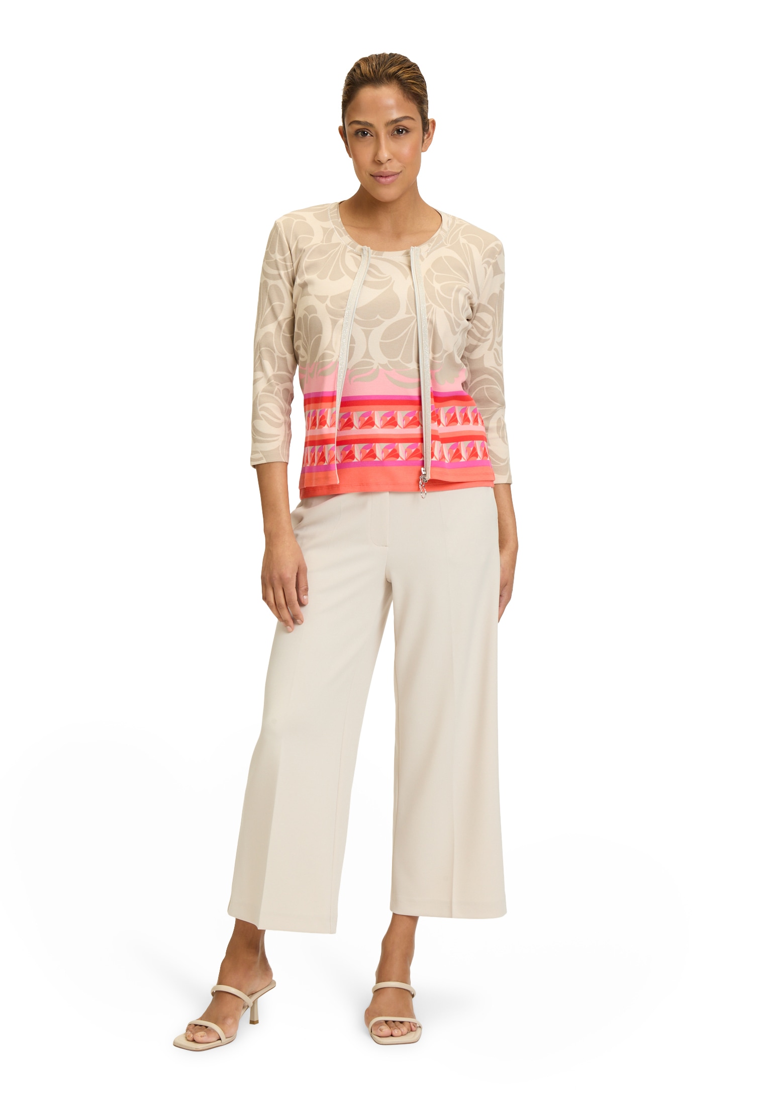 Betty Barclay 3/4-Arm-Shirt »Shirtjacke mit Rippenstruktur«