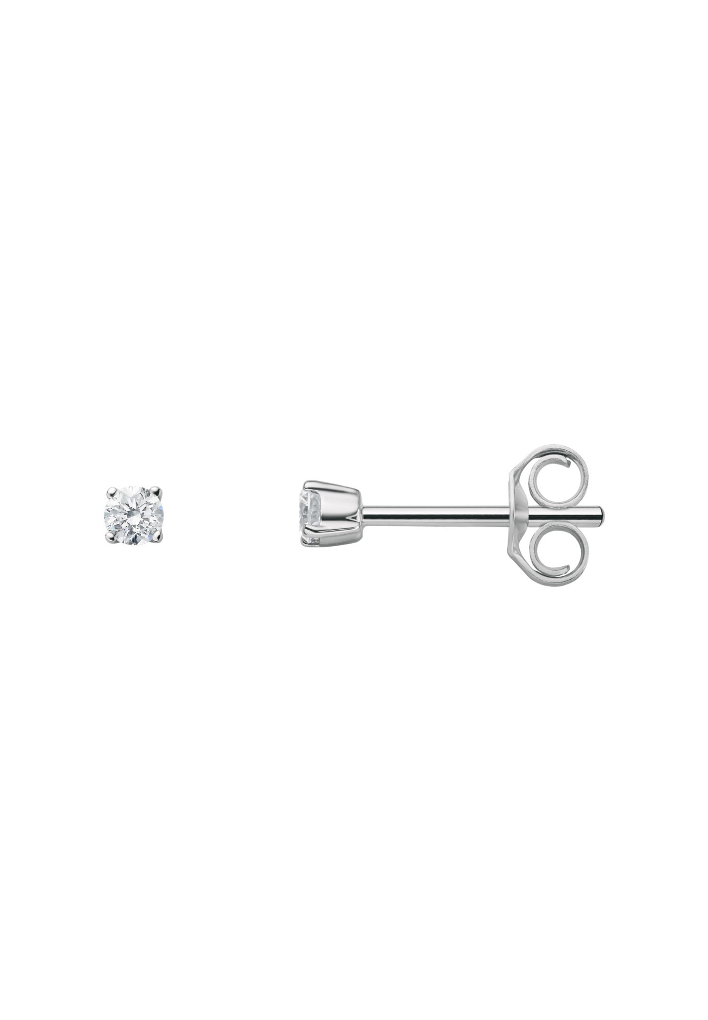 Paar Ohrstecker »0.10 ct Diamant Brillant Ohrringe  Ohrstecker aus 585 Weißgold«