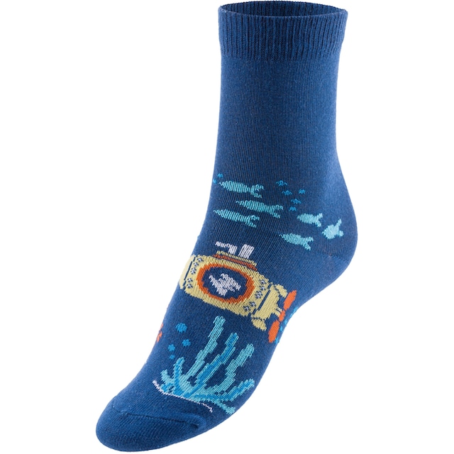 Arizona Socken, (5 Paar), mit Meeresmotiven bei ♕