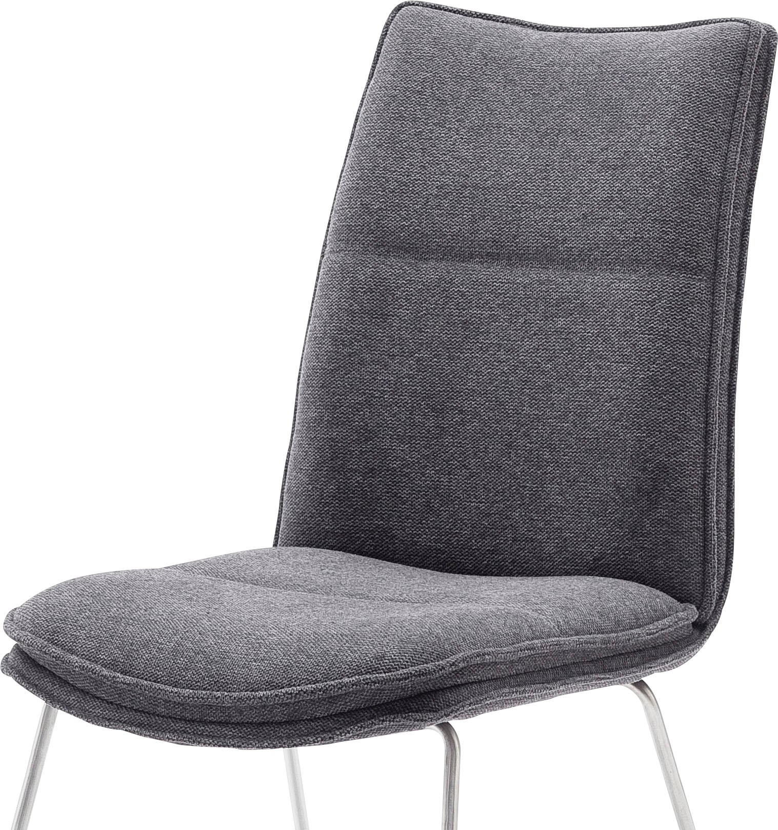 MCA furniture Stuhl »Hampton«, (Set), 2 St., Chenilleoptik, 2er Set, mit Griff, Belastbarkeit 120 Kg, Sitzhöhe ca. 49 cm