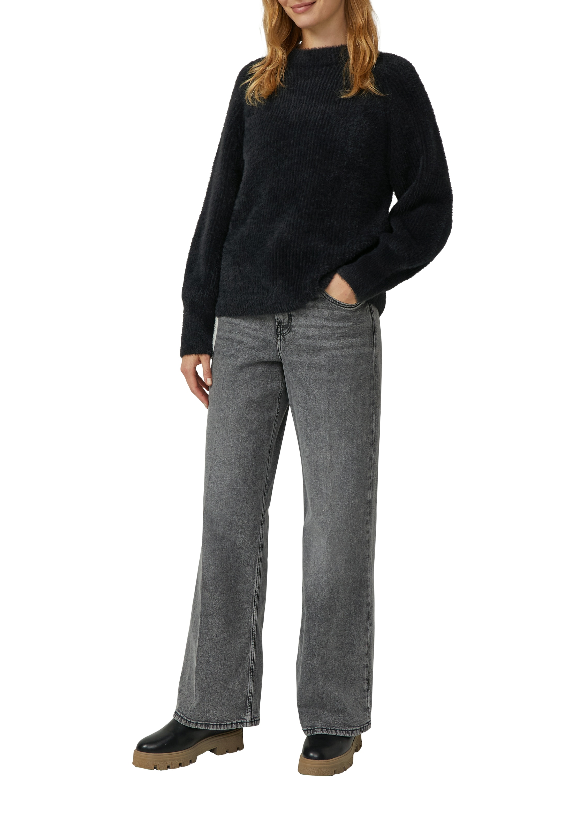 s.Oliver Strickpullover mit Bündchen