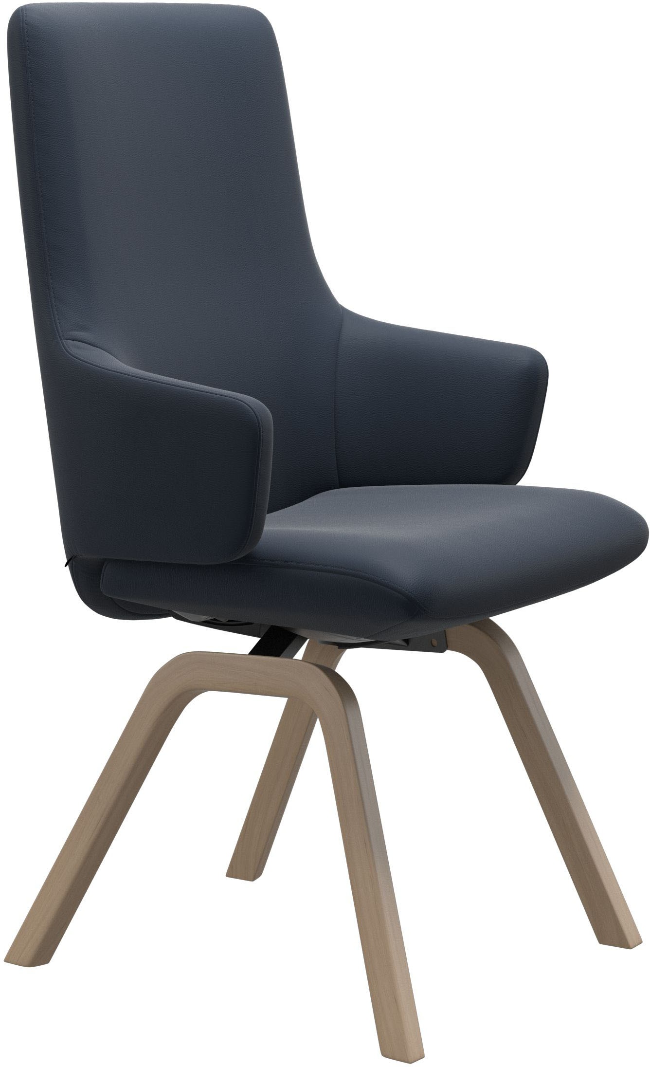 Stressless® Polsterstuhl »Laurel«, Leder PALOMA, High Back mit Armlehne, Größe L, mit schräggestellten Beinen in Eiche