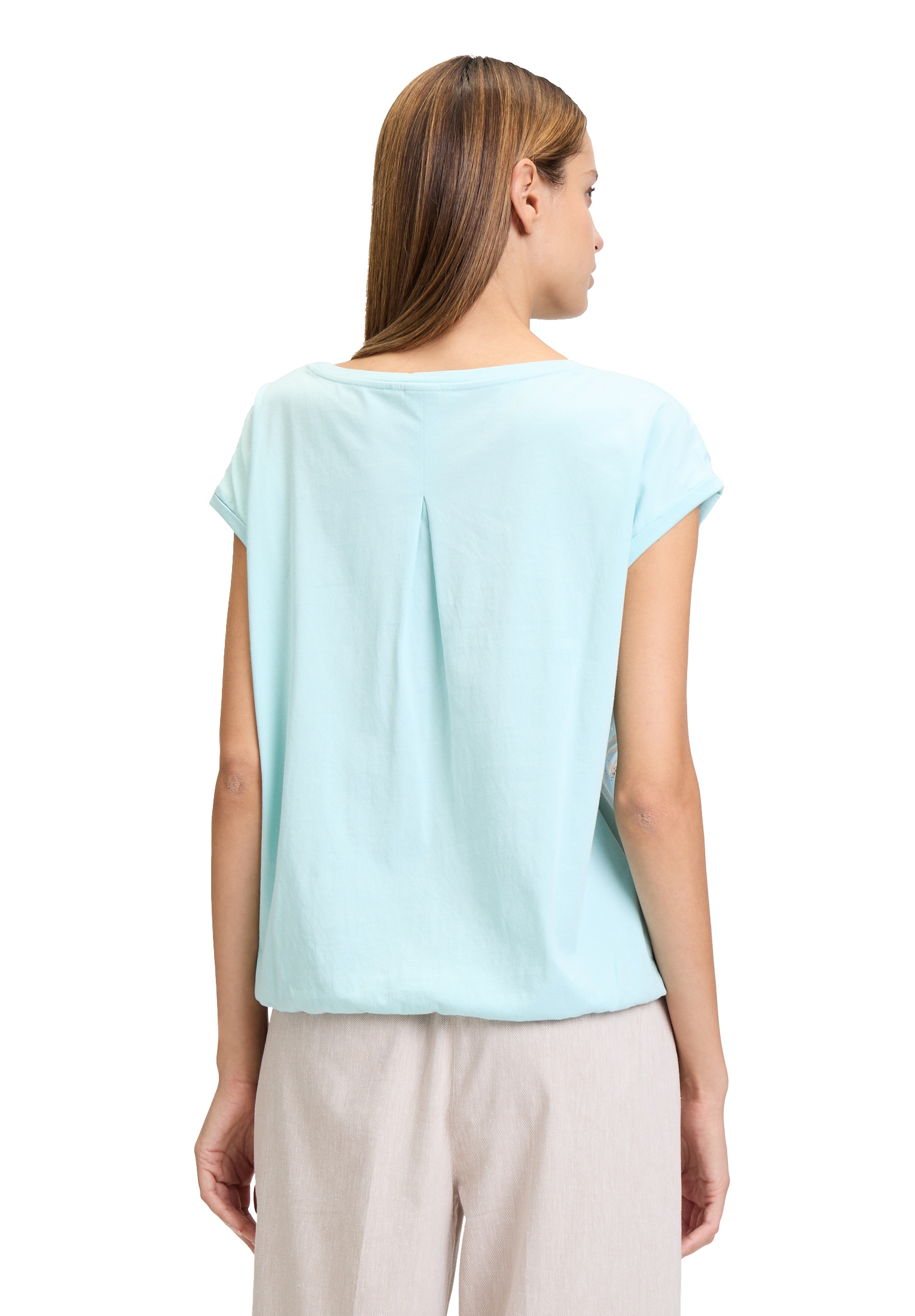 Betty&Co Kurzarmshirt »Casual-Shirt mit Print«