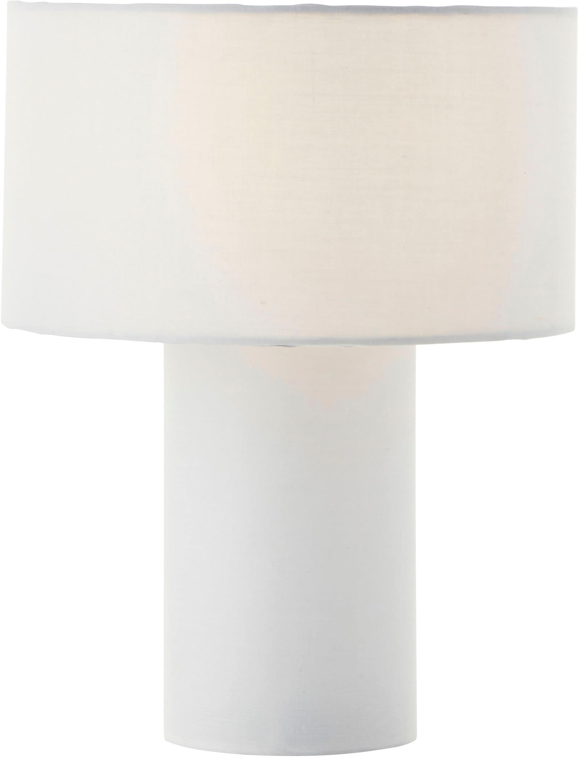 Lüttenhütt Tischleuchte »Alrik - Lampe mit Stoffschirm«, 1 flammig, Höhe 30 cm, Ø 23 cm, E14, Textil, Kinderzimmer; Kinderlampe