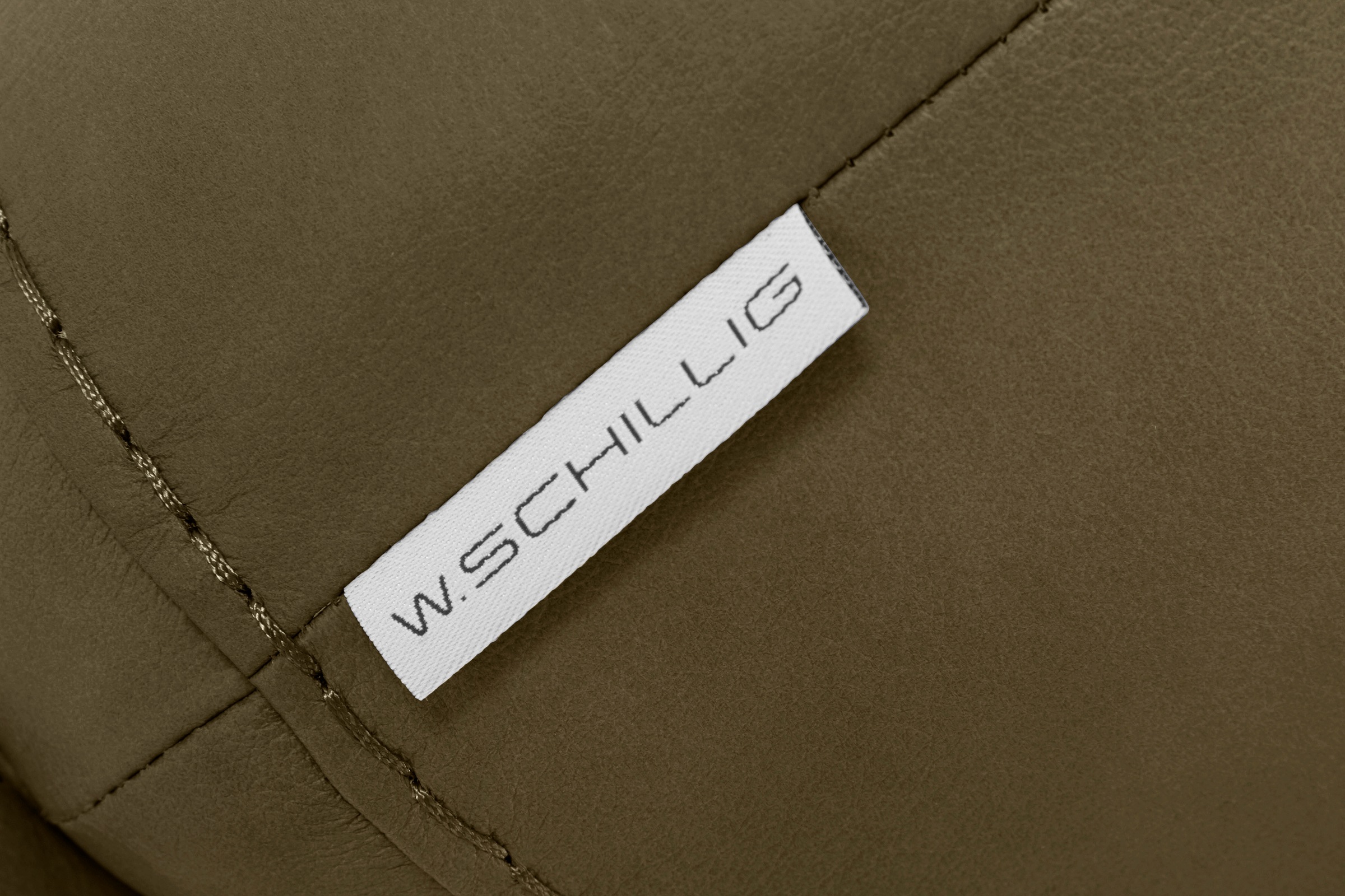 W.SCHILLIG Hocker »montanaa«, mit Metallfüßen in Bronze pulverbeschichtet, Breite 141 cm
