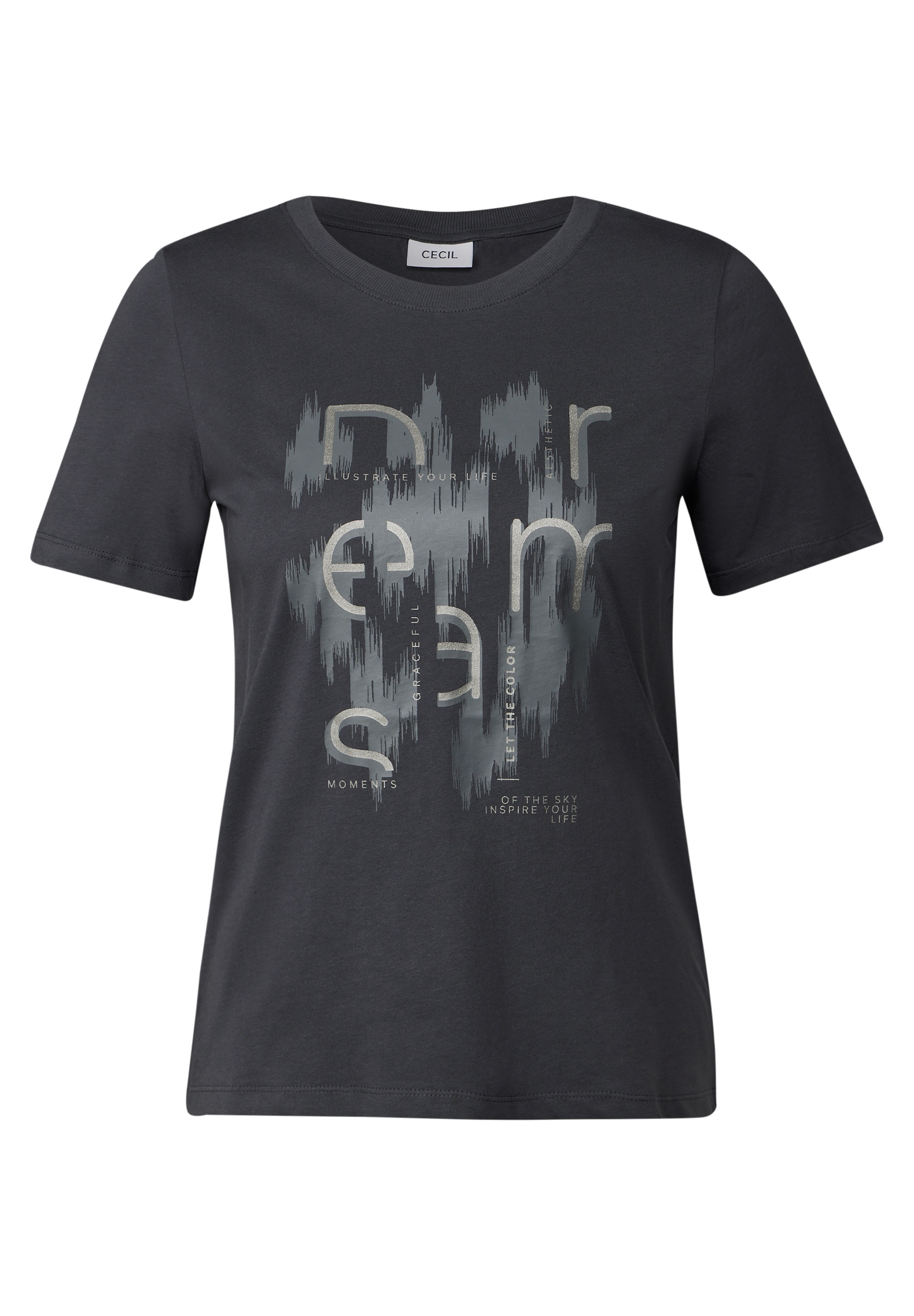 Cecil T-Shirt, mit Folienprint