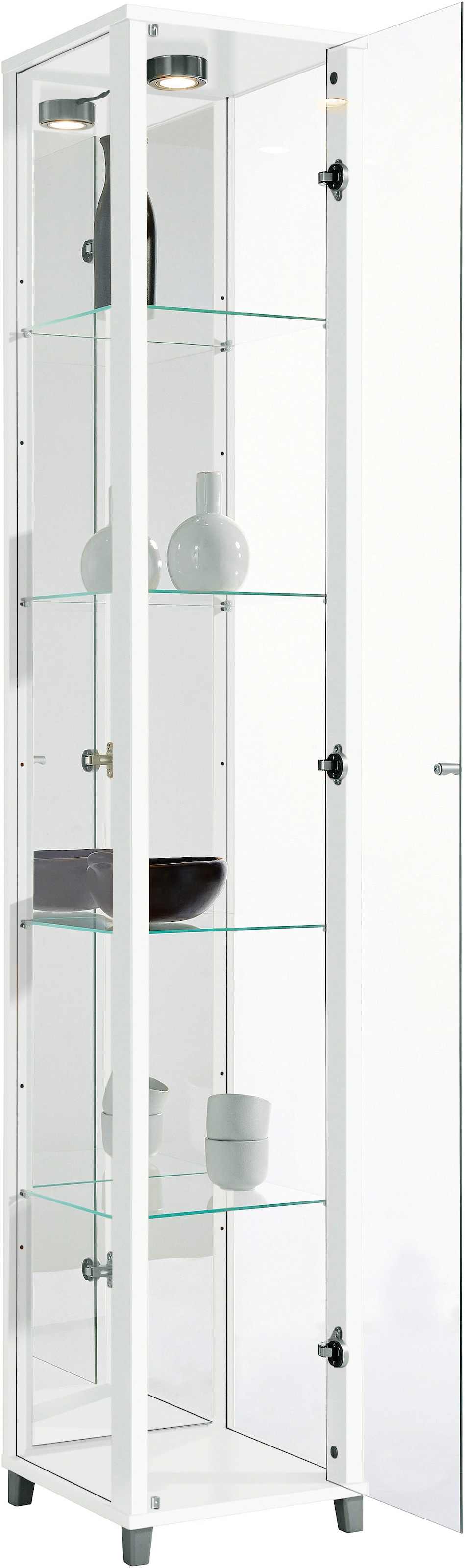 fif möbel Vitrine »OPTIMA« Standvitrine/Glasvitrine 1x Glastür,perfekt für Sammler,Sammlervitrine