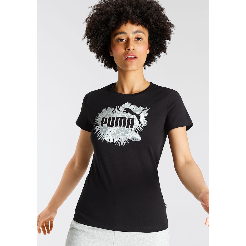 PUMA T-Shirt »ESS+ FLOWER POWER Tee«