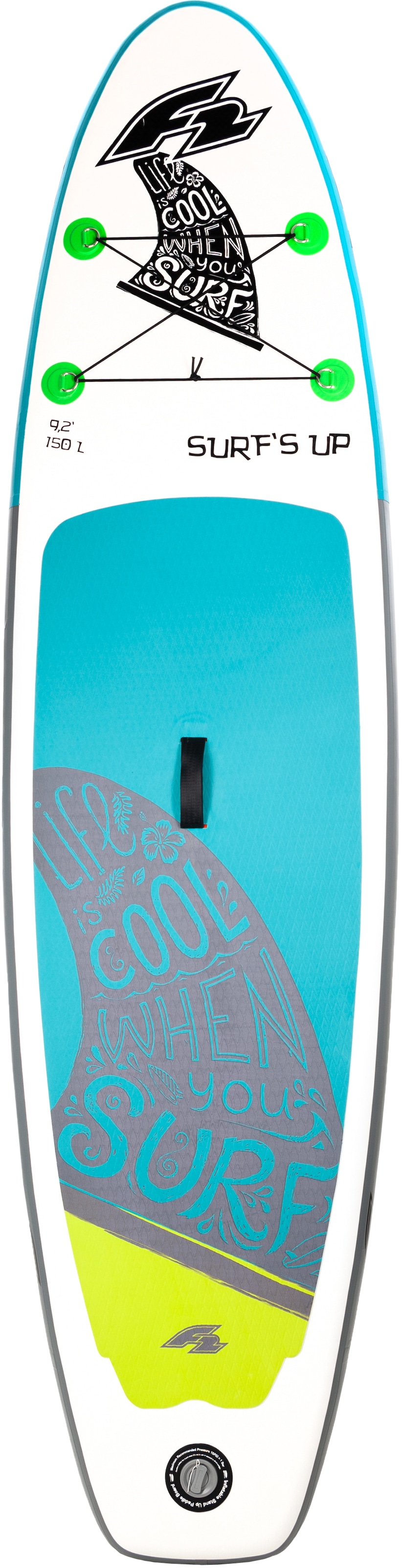F2 Inflatable SUP-Board »F2 Surf\'s Up Kids«, (4 tlg.), ohne Paddel bei