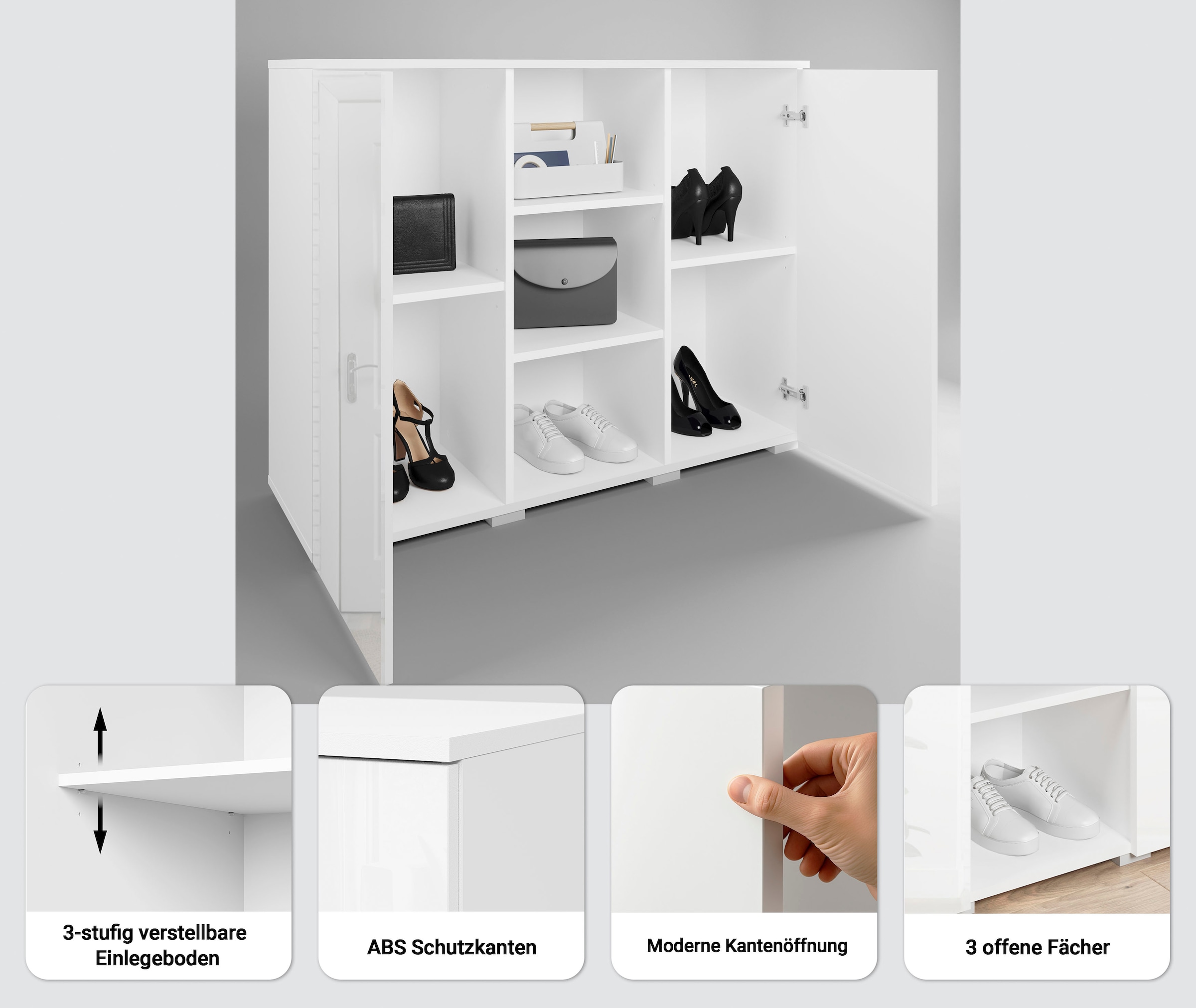 INOSIGN Schuhkommode »Paris« Breite 100 cm