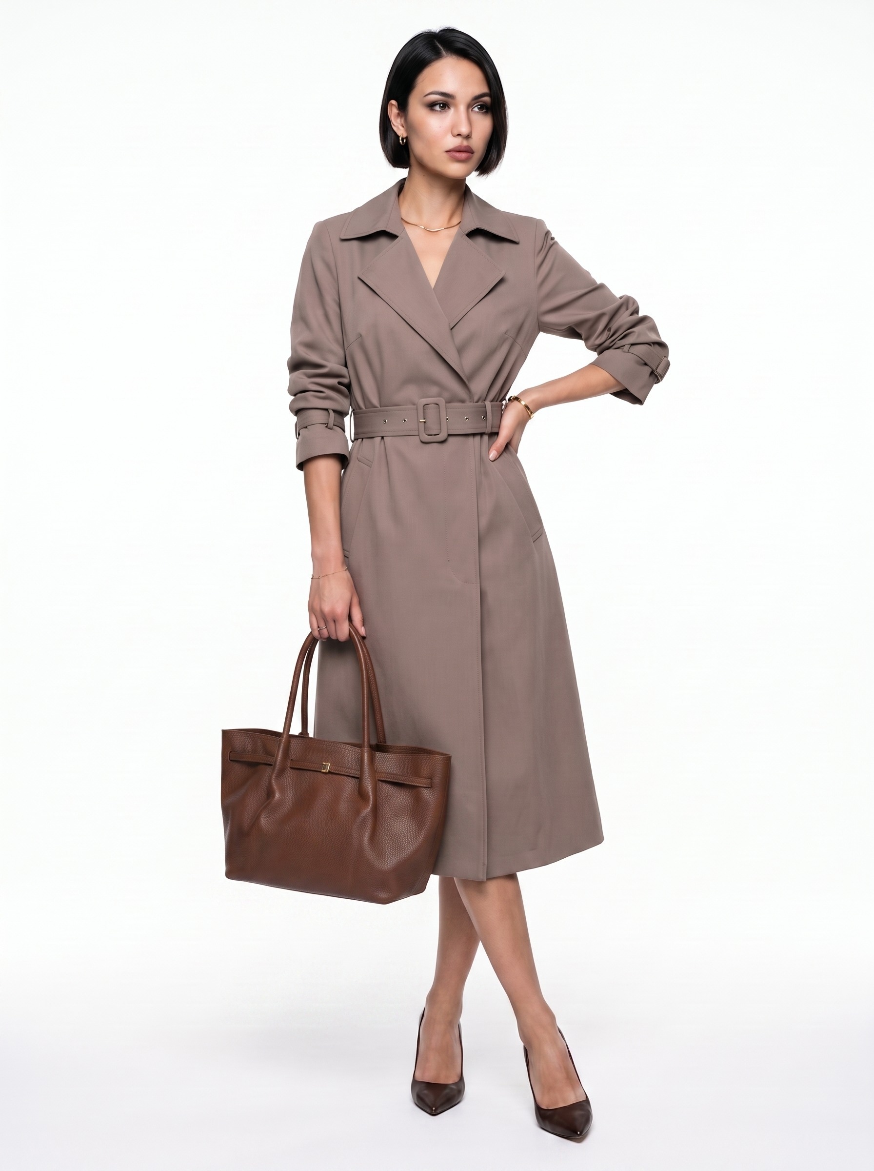 forty° Shopper »Colentessa - M« echt Leder, Made in Italy